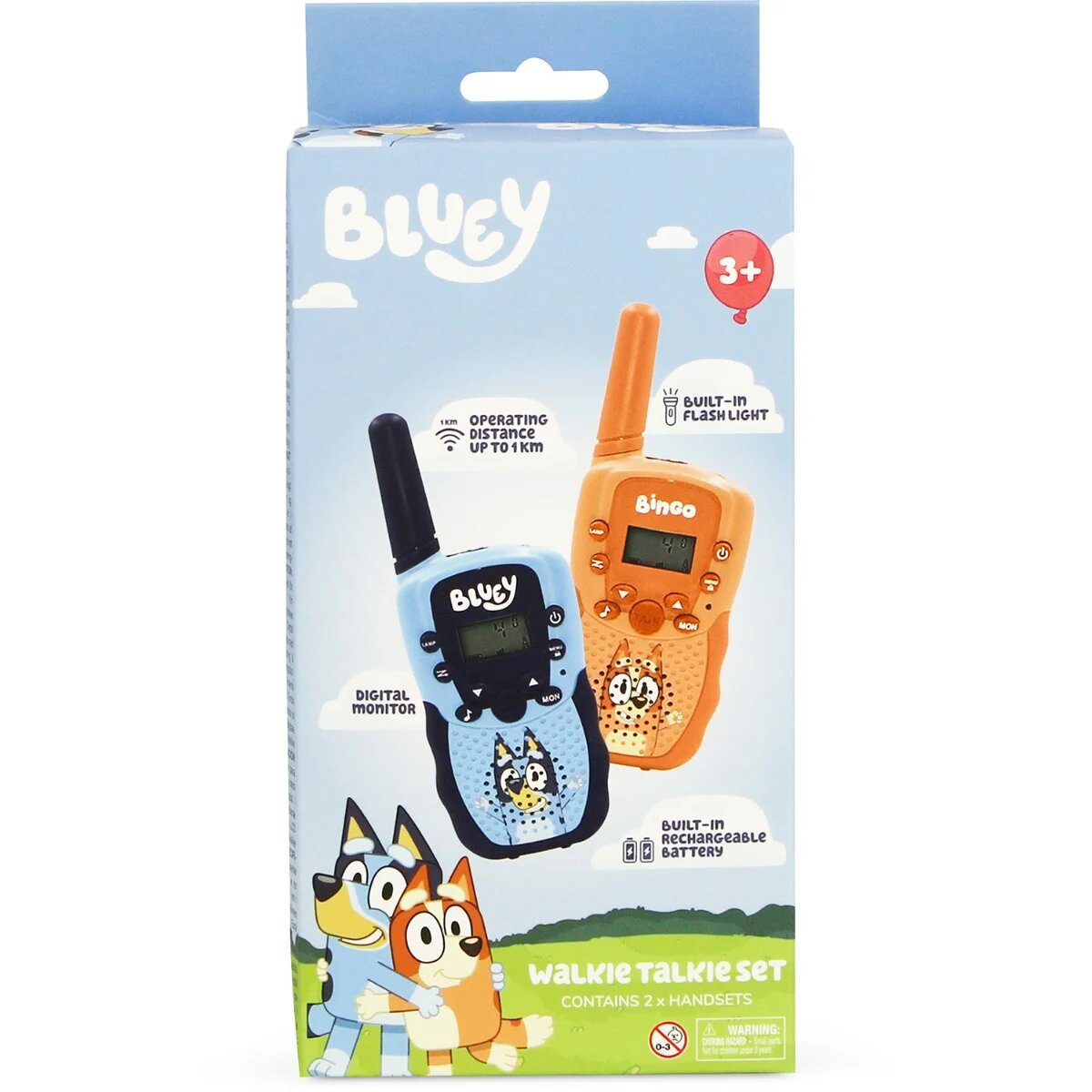OTL Set walkie talkie digital Bluey