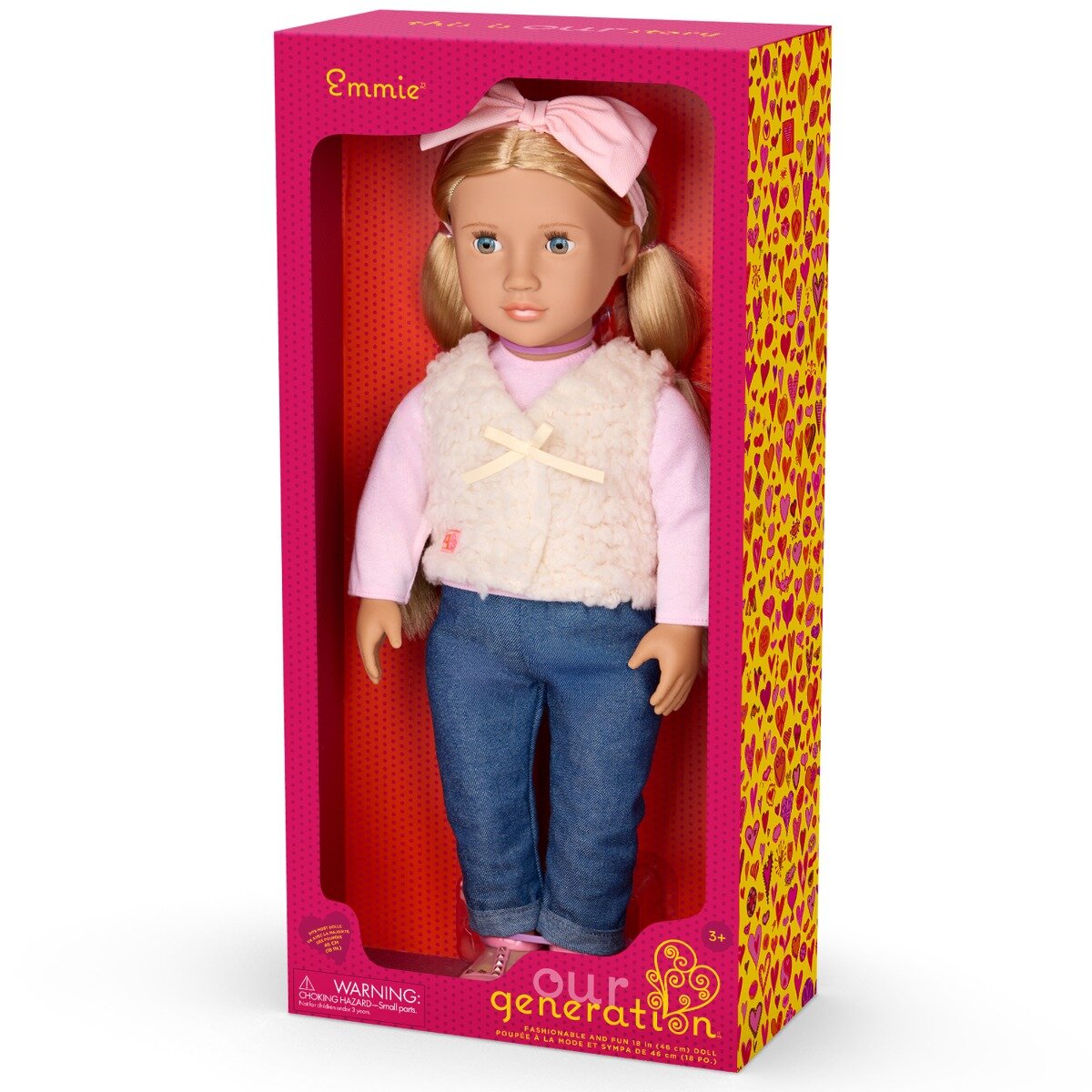Our Generation Papusa Emmie in blugi 46 cm
