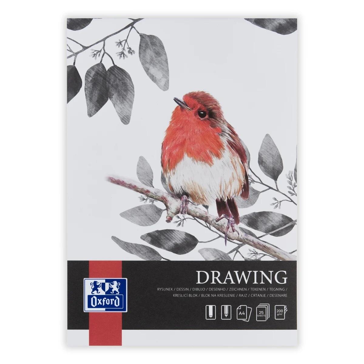 Oxford Bloc desen A4 Drawing Colectia Artistic 25 file