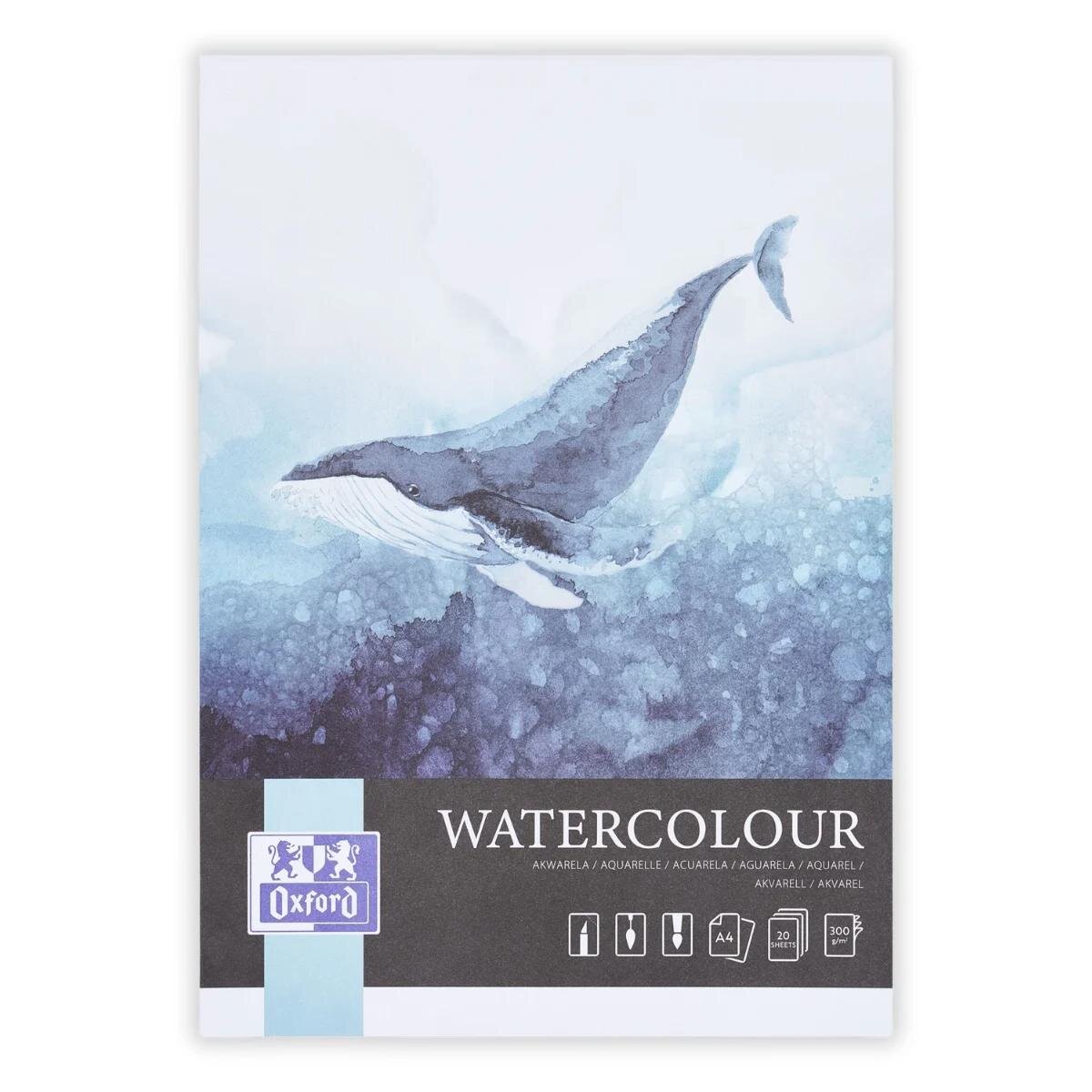 Oxford Bloc desen A4 Watercolour Colectia Artistic 20 file