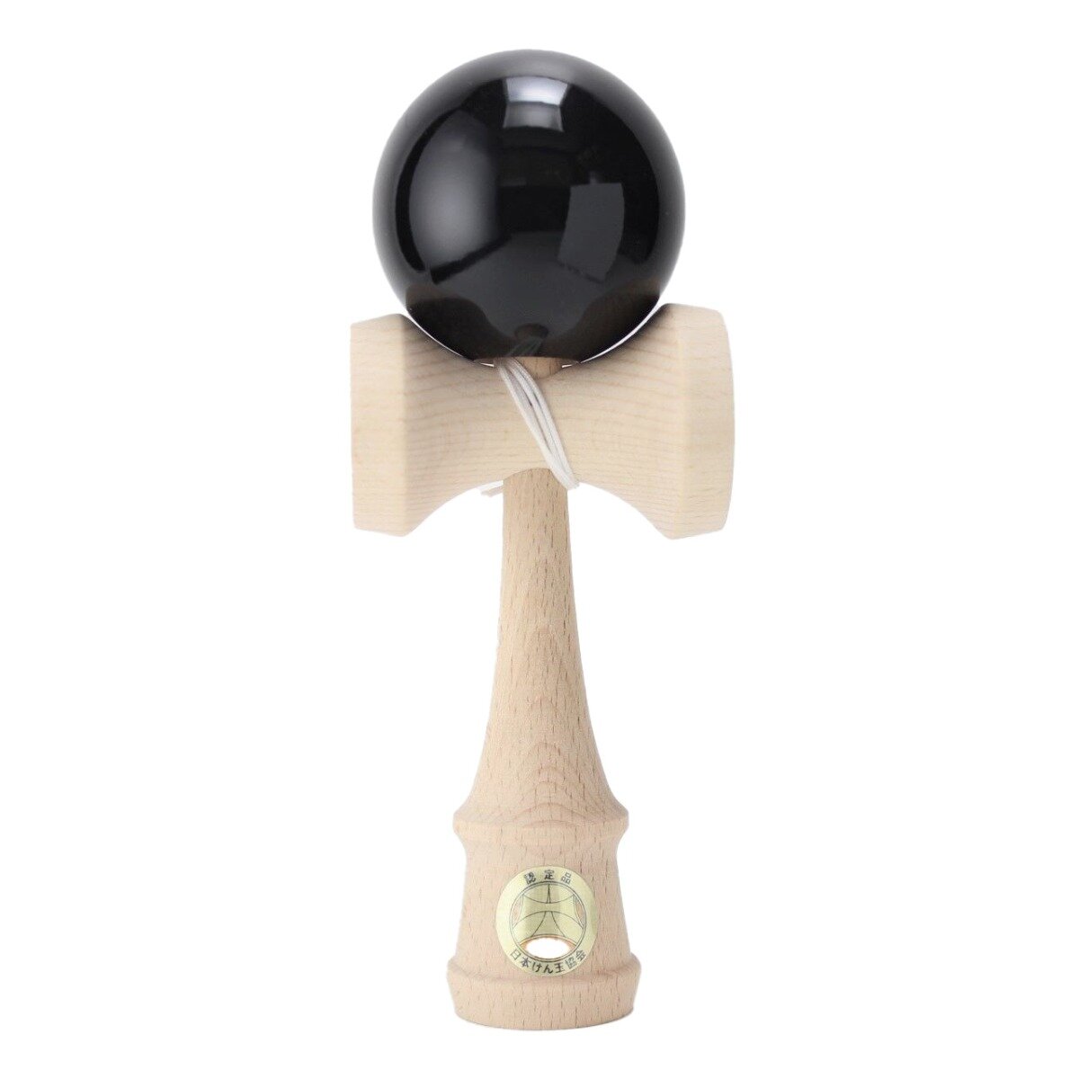 Ozora Jucarie de indemanare din lemn Kendama Negru 18 cm