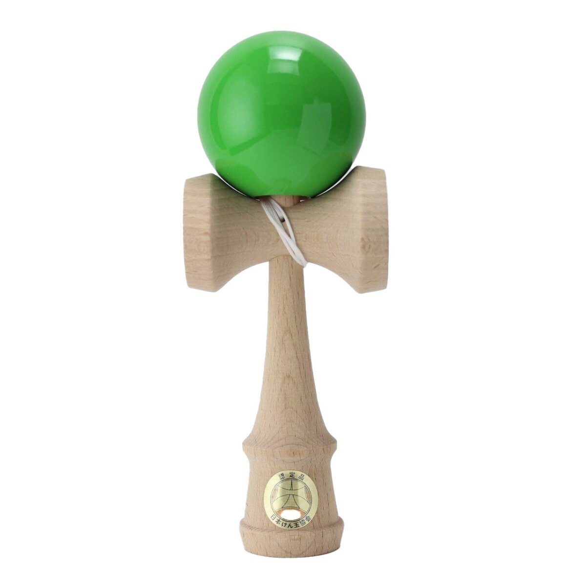 Ozora Jucarie de indemanare din lemn Kendama Verde 18 cm