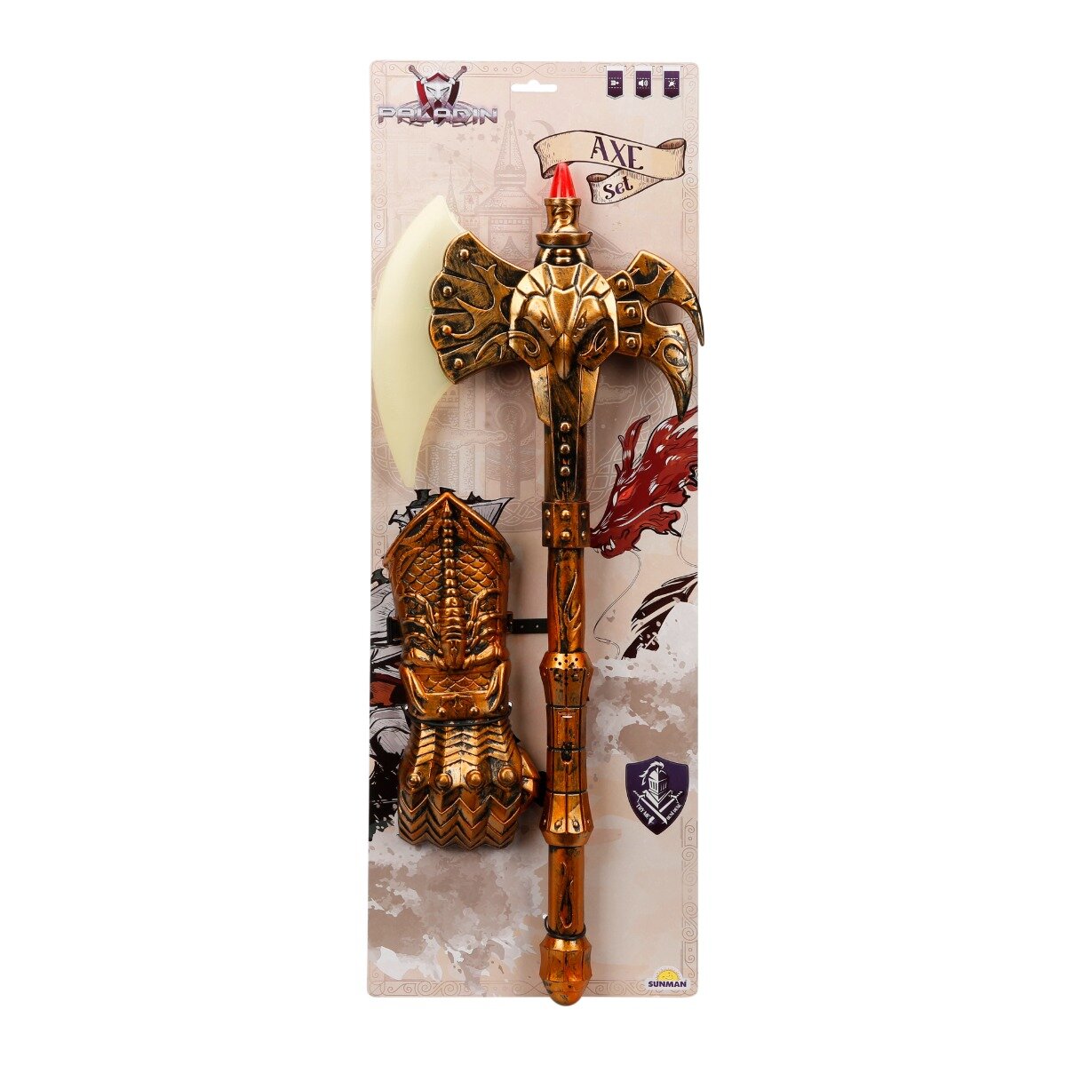 Paladin Set pentru cavaler cu lumini si sunete