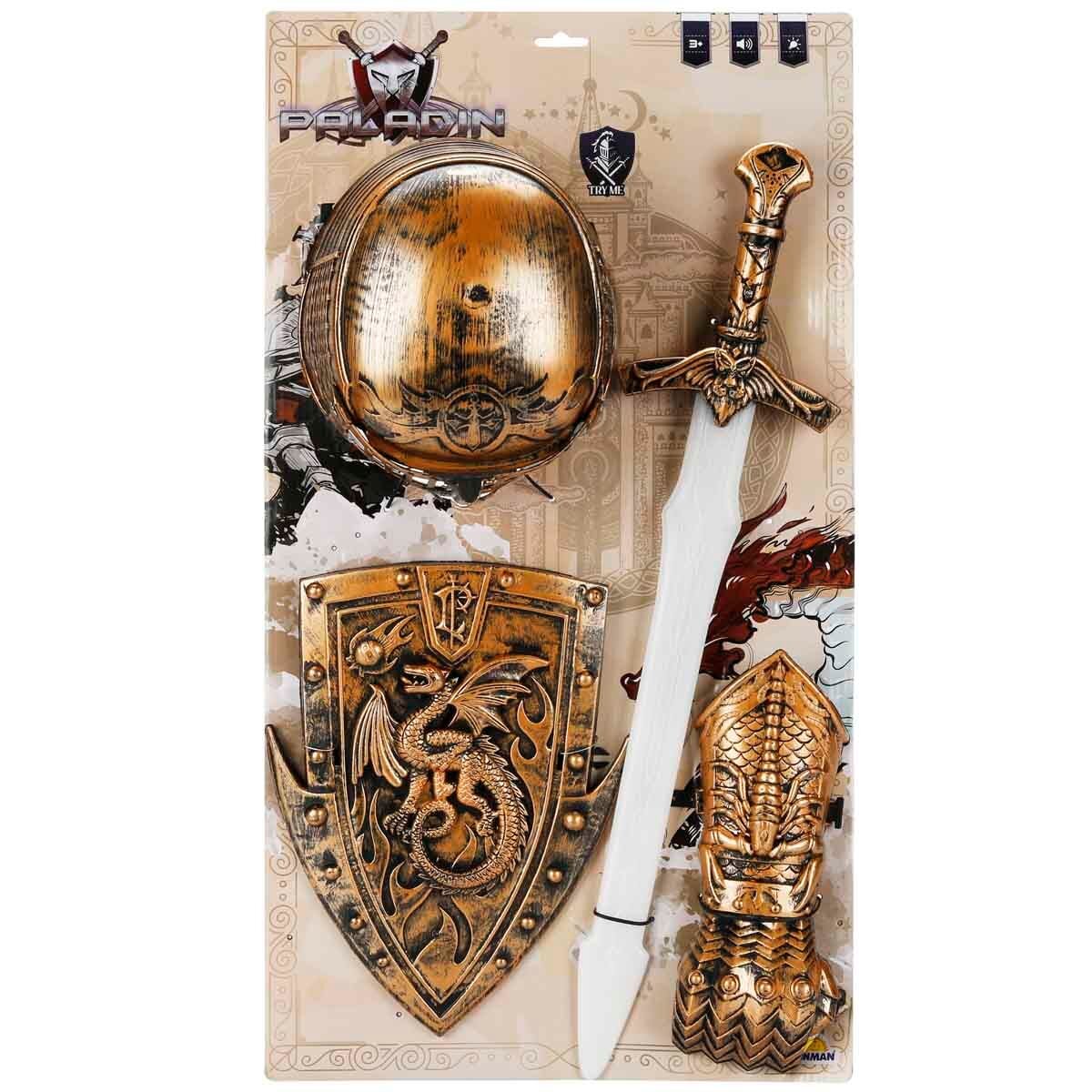 Paladin Set pentru cavaleri cu lumini si sunete Scut