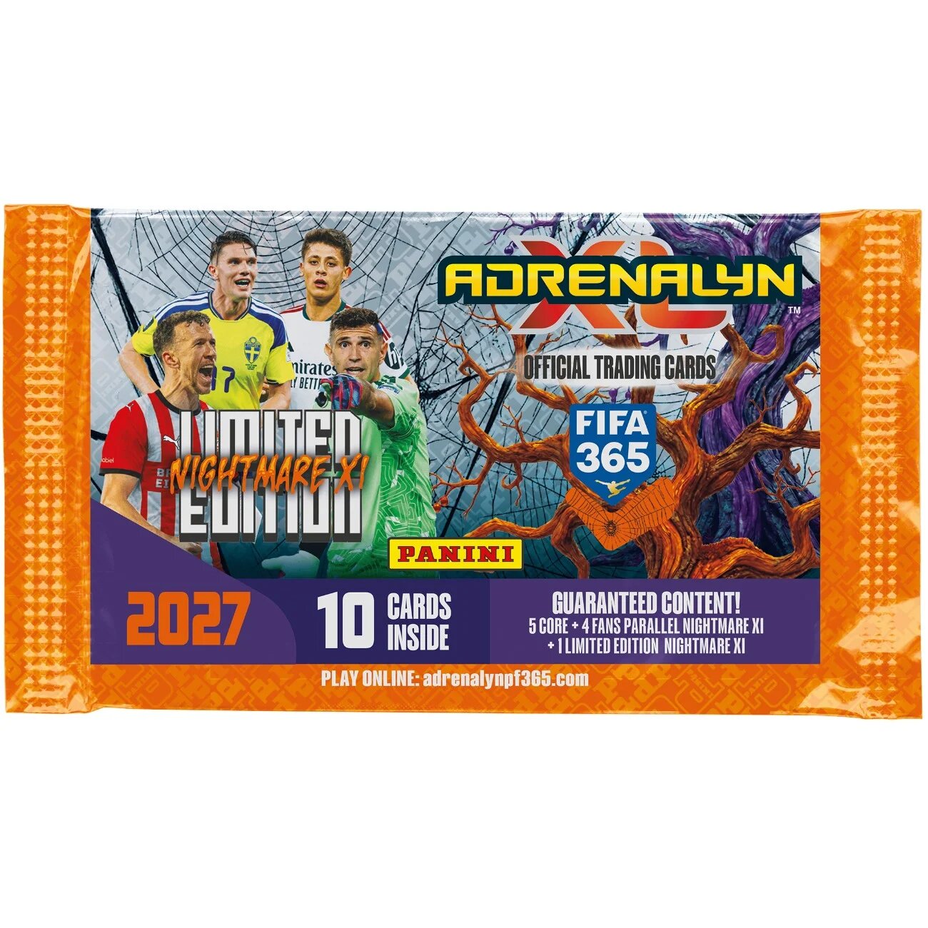 Panini Set 10 carduri FiFA 365 Adrenalyn XL 2027 Nightmare XL