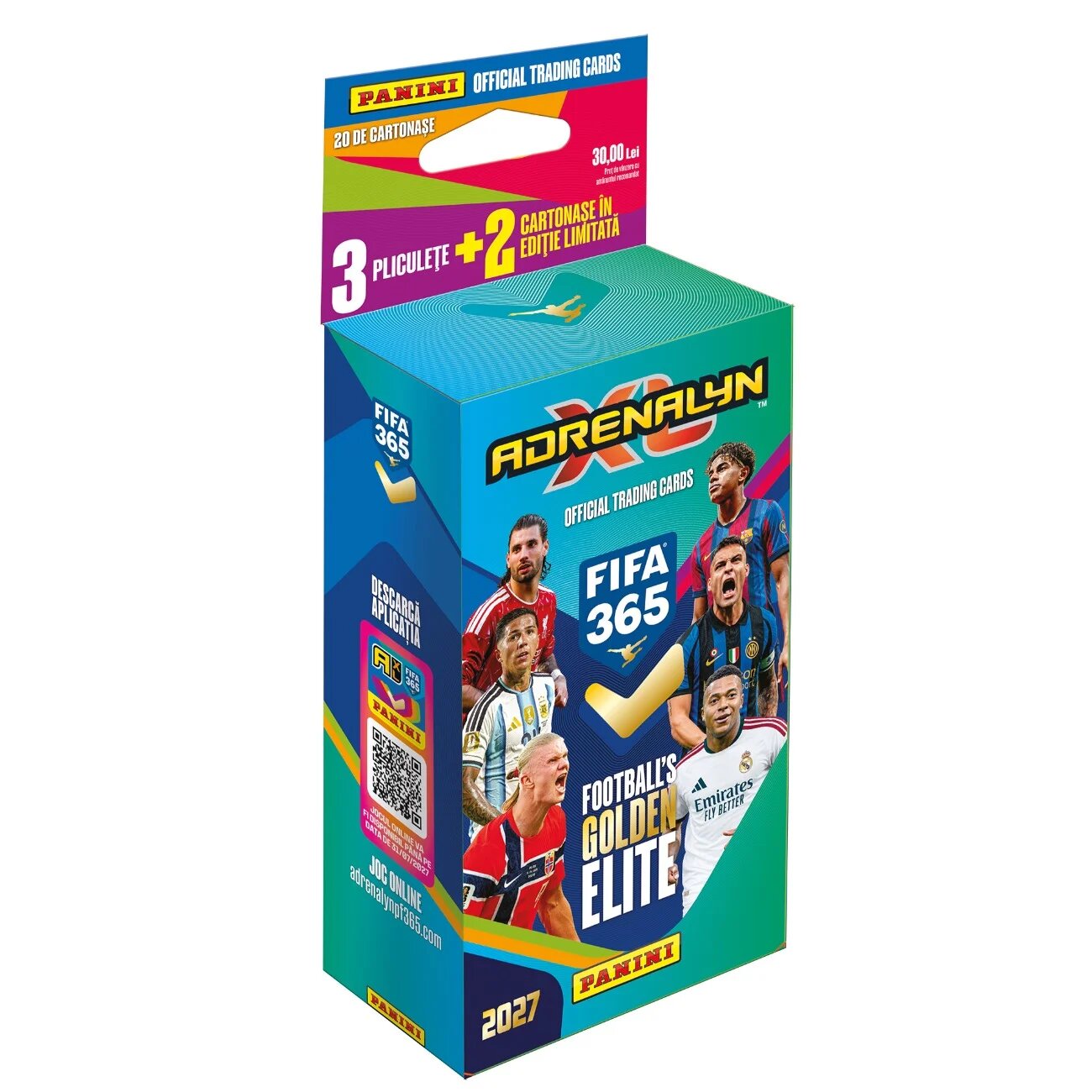 Panini Set 20 cartonase FIFA 365 Adrenalyn XL 2027 Ecoblister Golden Elite