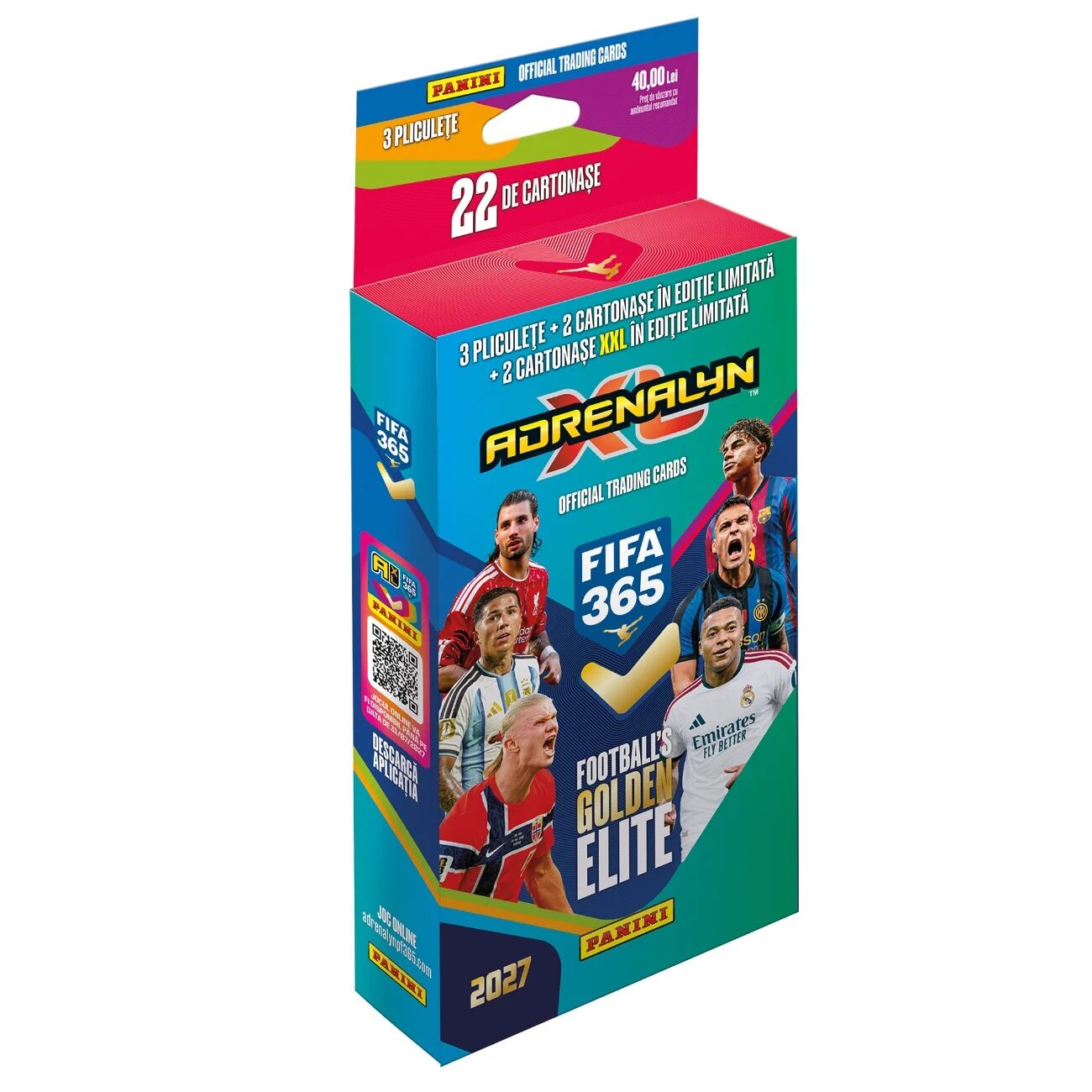 Panini Set 22 cartonase FIFA 365 Adrenalyn XL 2027 Ecoblister XXL