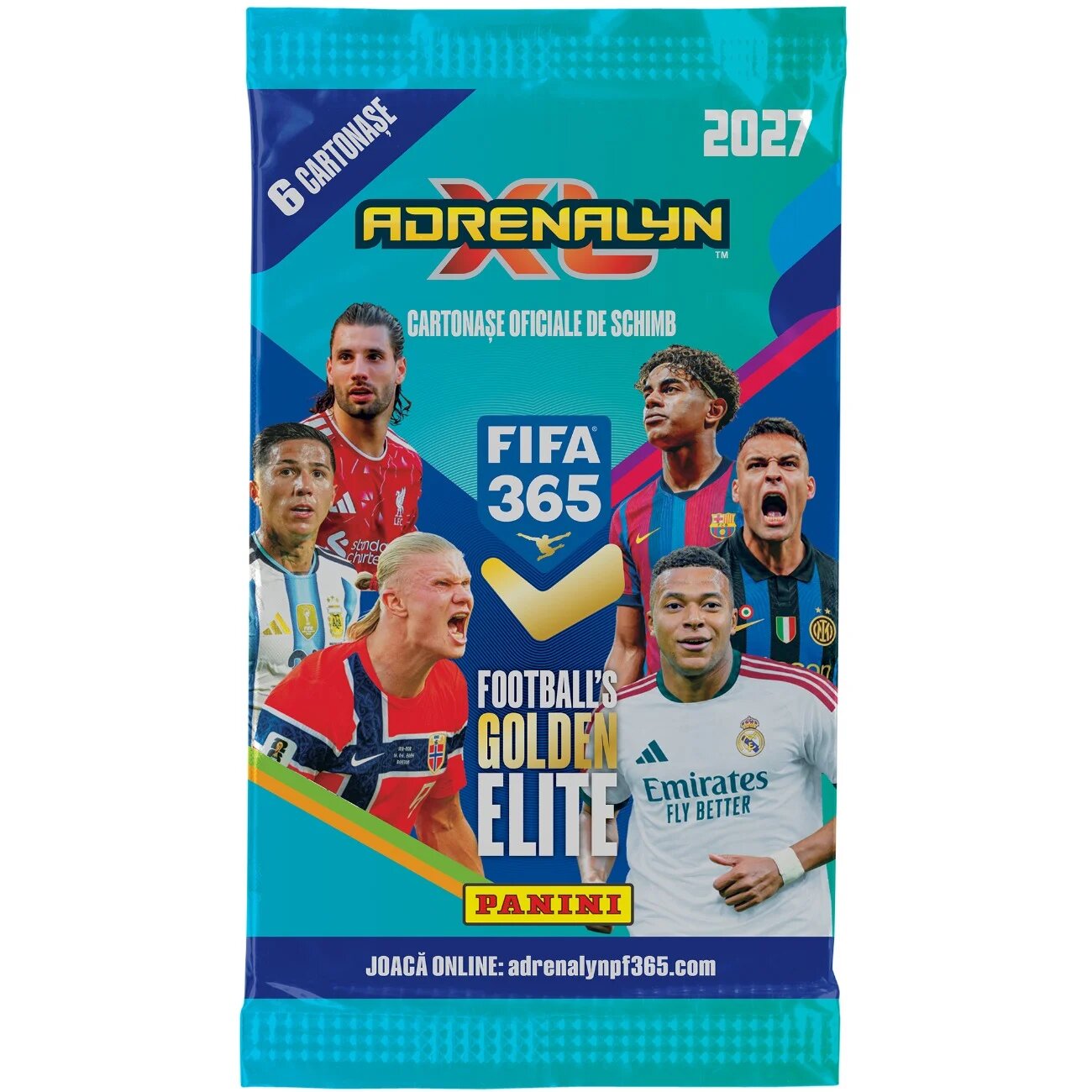 Panini Set 6 cartonase si un cupon digital FIFA 365 Adrenalyn XL 2027