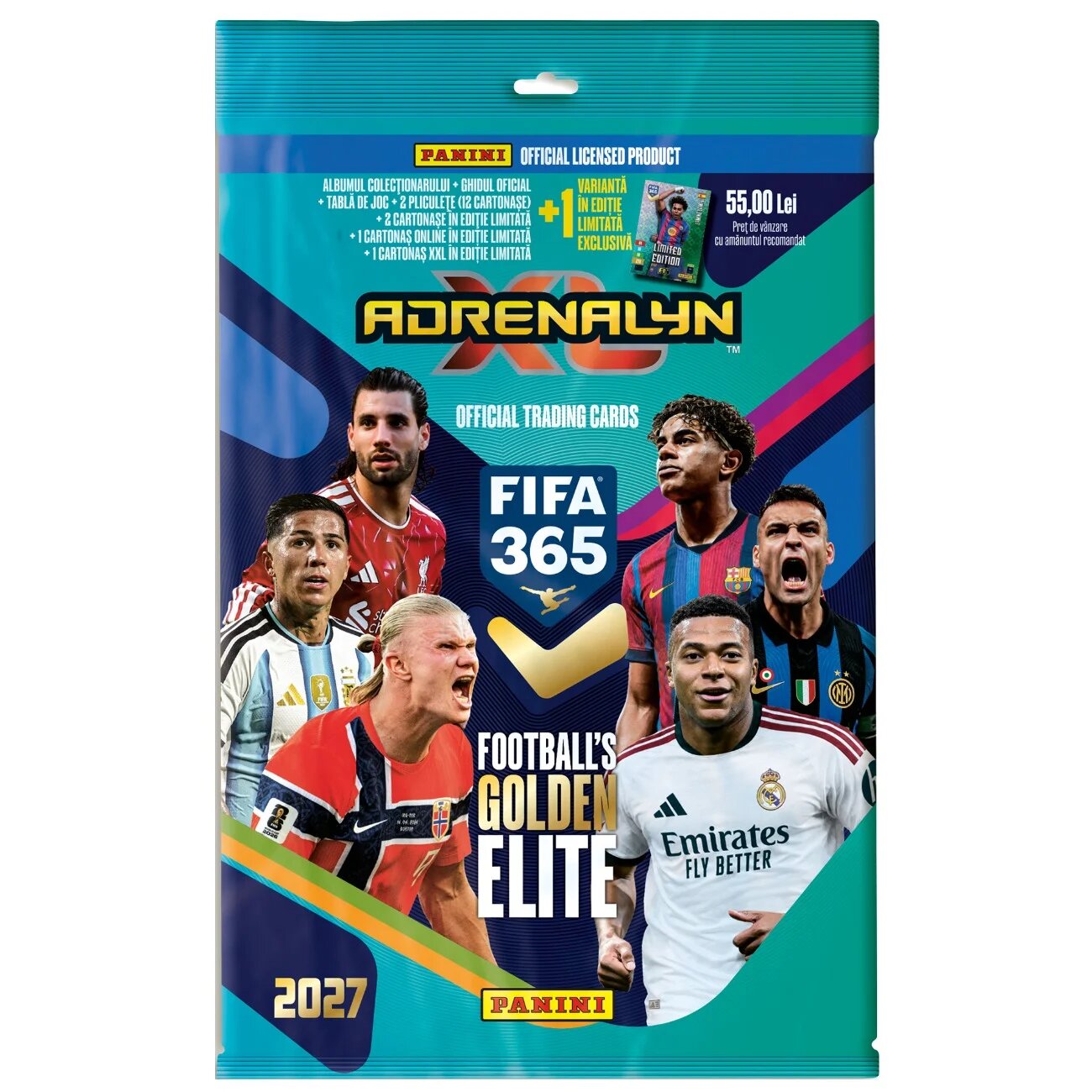 Panini Set album si cartonase FIFA 365 Adrenalyn XL 2027 Starter Pack Editie Limitata