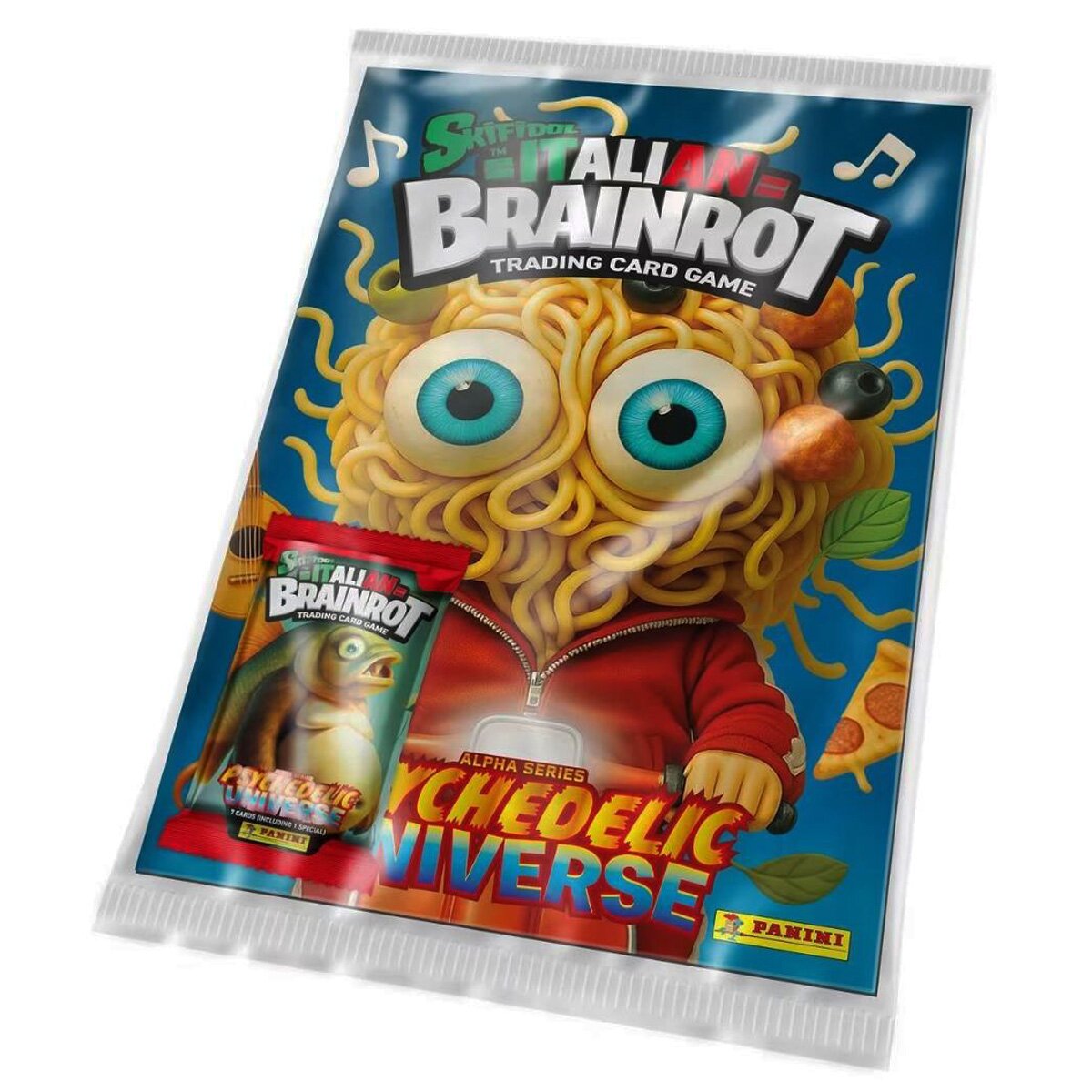 Panini Set album si un pachet de carti Skifidol Italian Brainrot Starter Pack