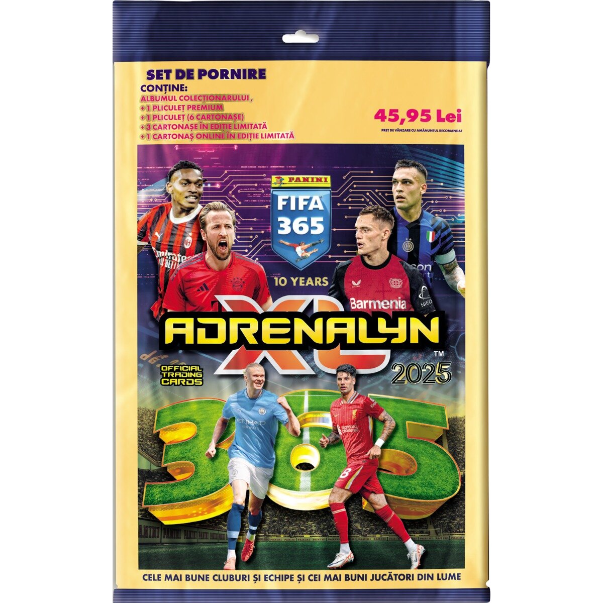 Panini Set cartonase de joc FIFA 365 Adrenalyn Starter Pack 2025