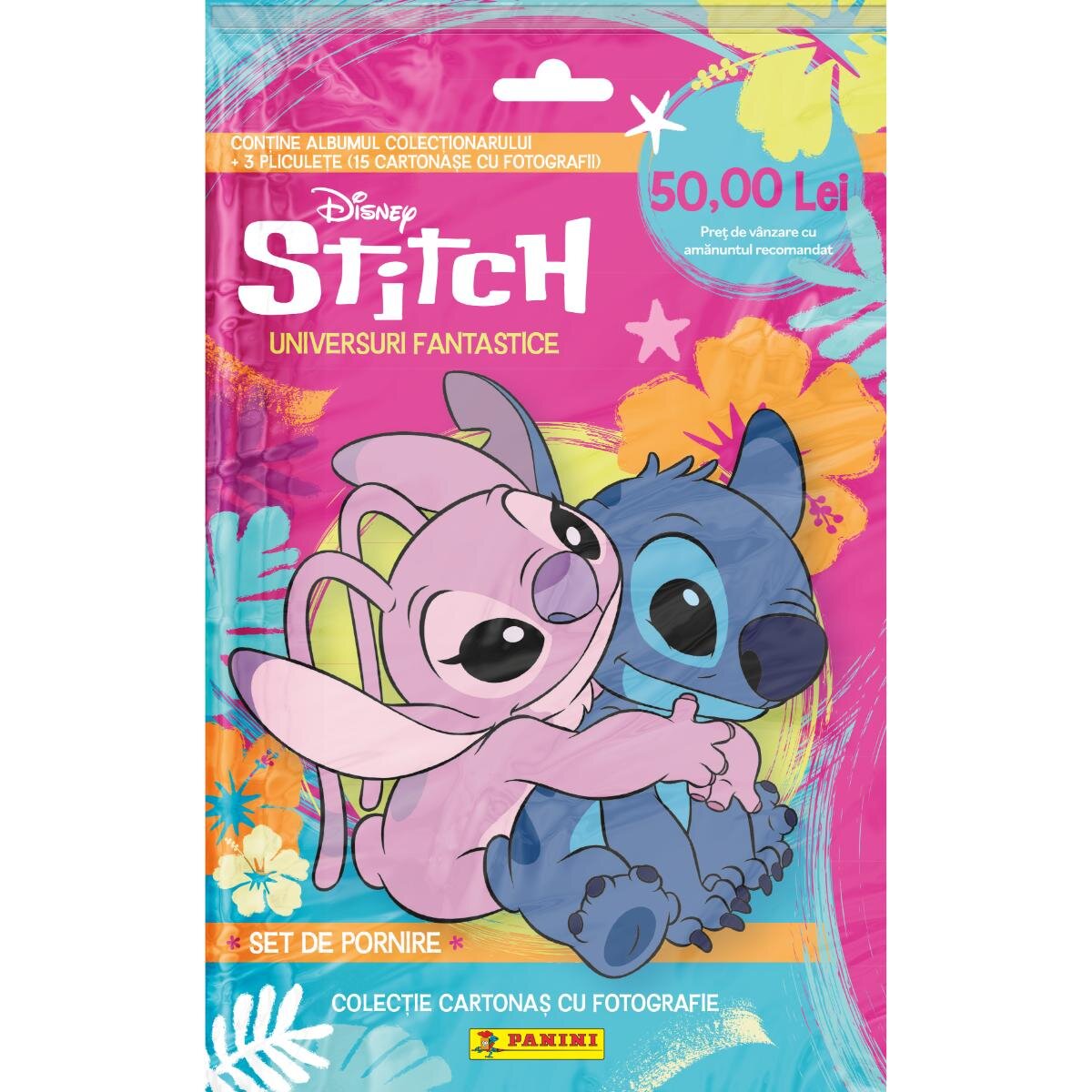 Panini Set cartonase si album Disney Stitch Amazing Worlds Starter Pack