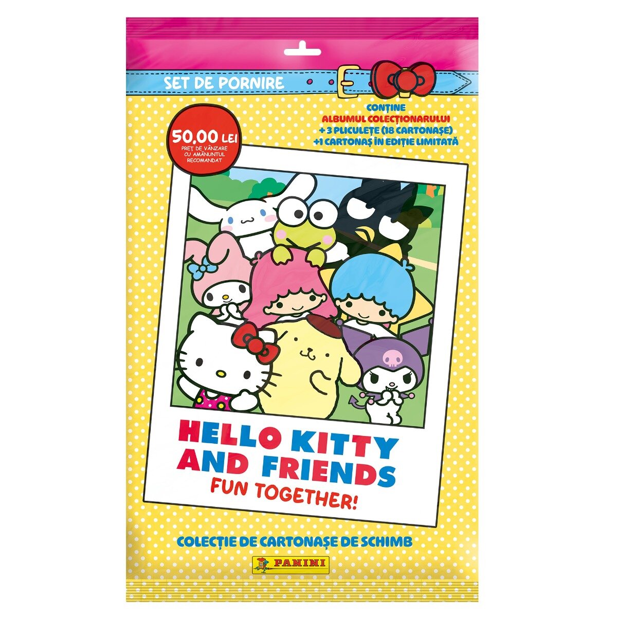 Panini Set cartonase si album Starter Pack Hello Kitty & Friends