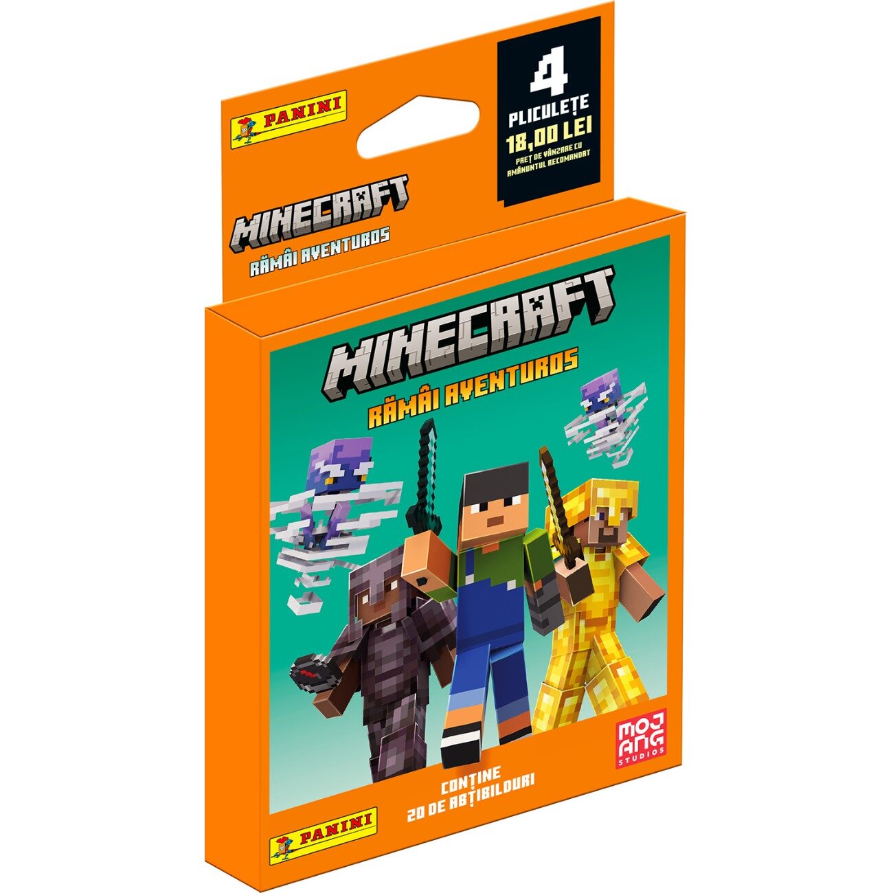 Panini Set stickere Ecoblister Minecraft Stay Adventurous