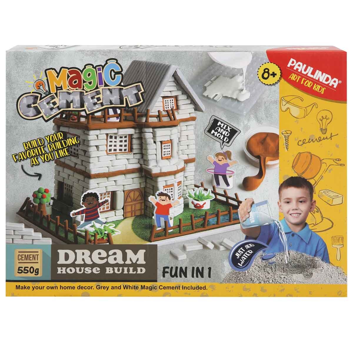 Paulinda Set de creatie Magic Ciment Construieste-ti casa visurilor