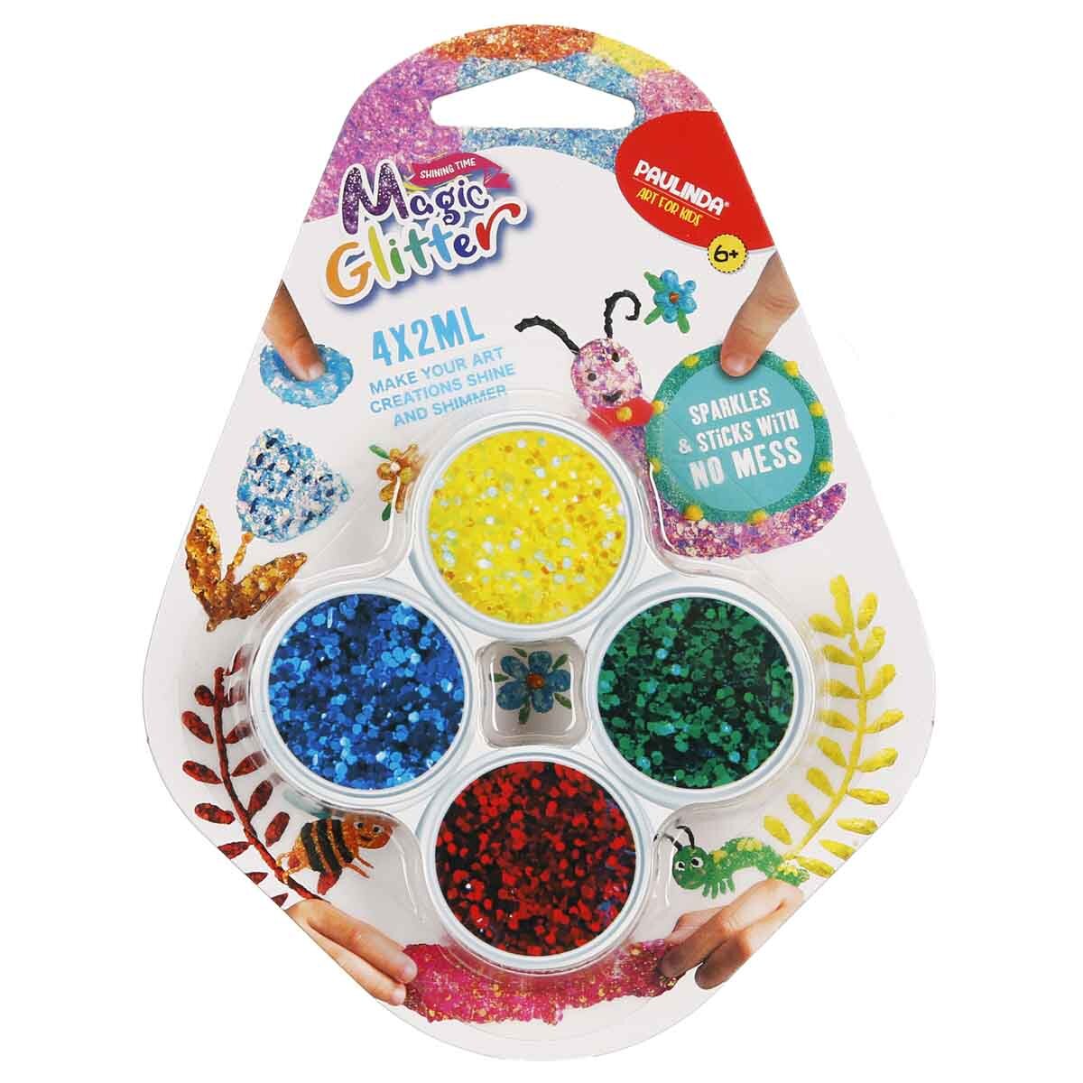 Paulinda Set sclipici Magic Glitter 4 x 2 ml