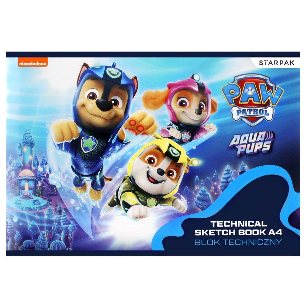 Paw Patrol Bloc desen tehnic Starpak A4