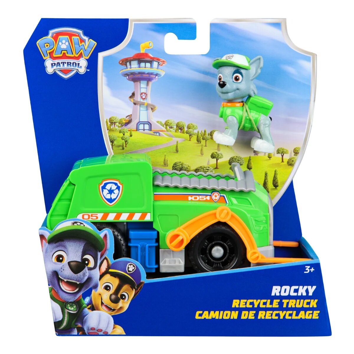 Paw Patrol Camion de reciclare cu figurina Rocky 20148930