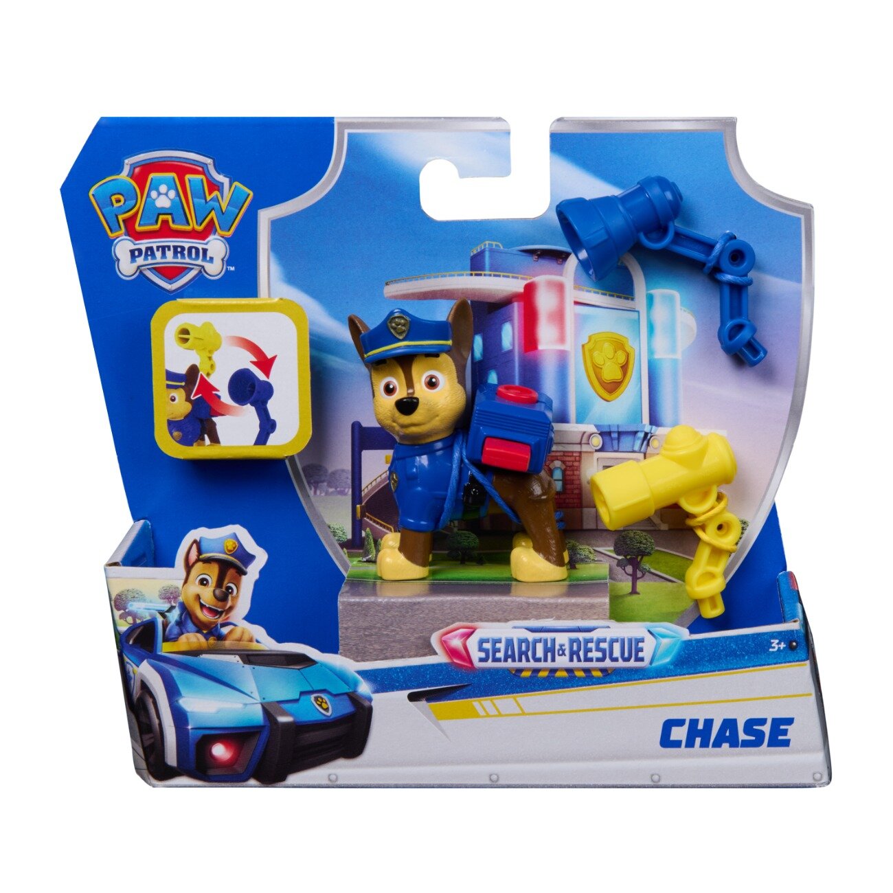 Paw Patrol Figurina cu accesorii Search and Rescue Chase 20155502