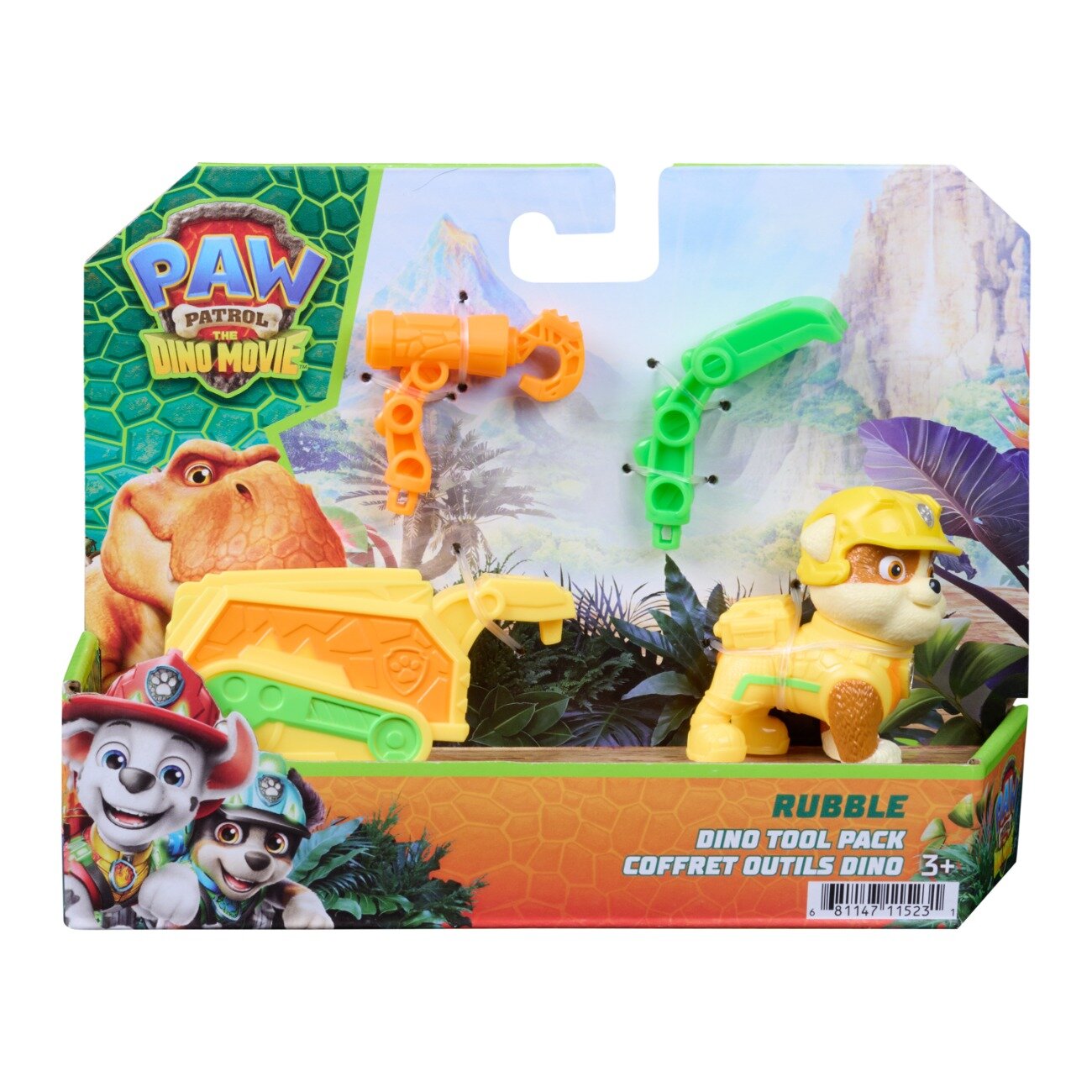 Paw Patrol Figurina cu accesorii the Dino Movie Rubble 20157004