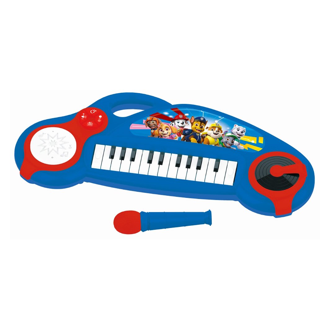 Paw Patrol Orga electronica cu sunete si microfon Lexibook