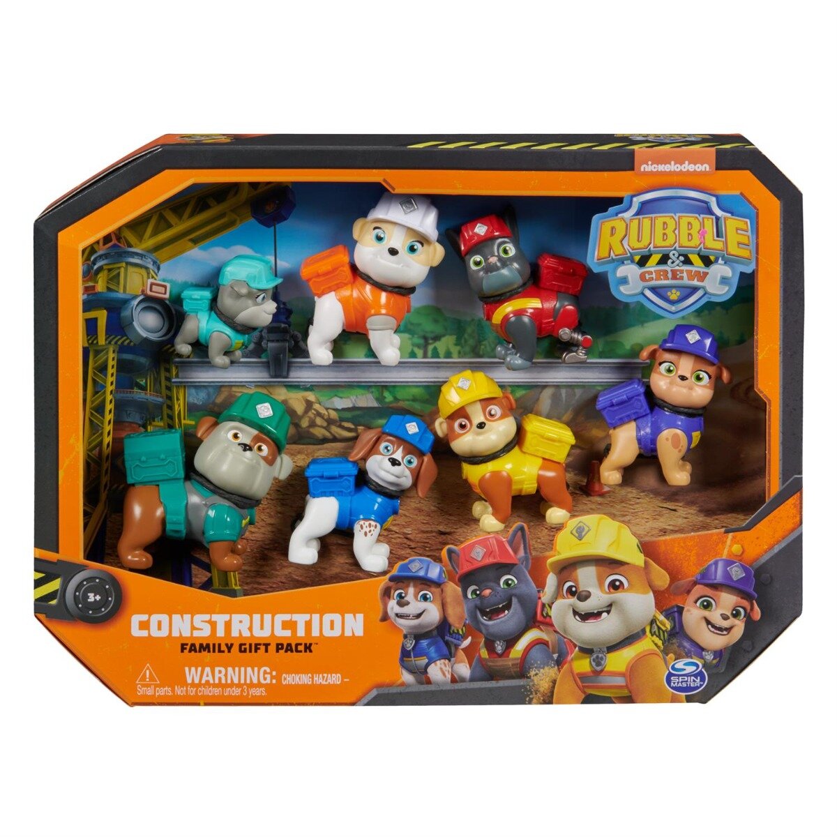 Paw Patrol Set 7 figurine Rubble Crew 6067084