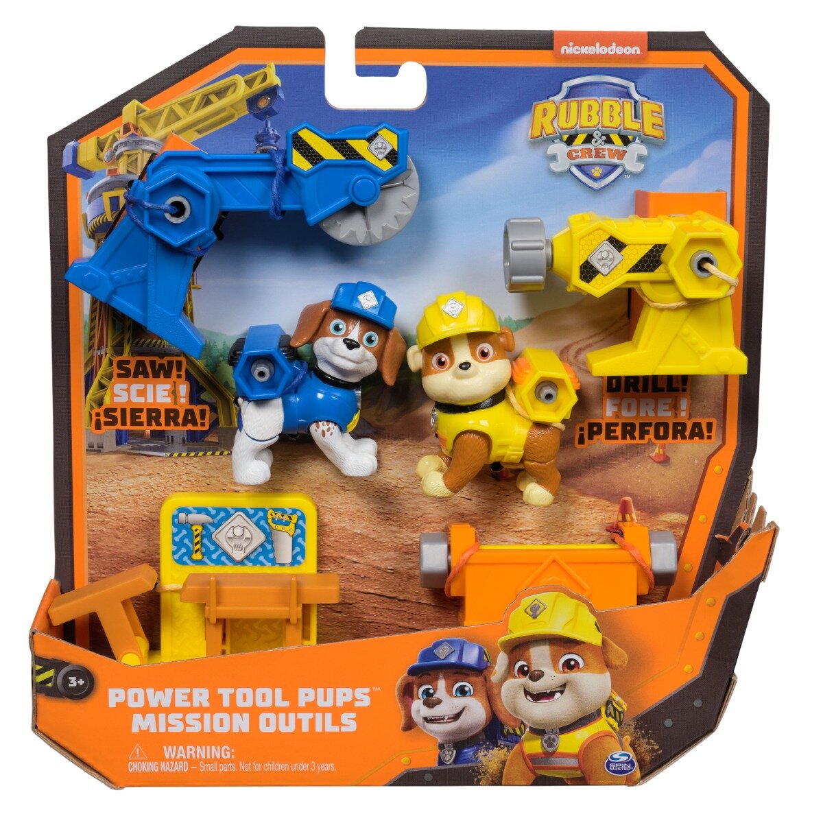 Paw Patrol Set de joaca cu 2 figurine si unelte Power Tool Pups 6071661