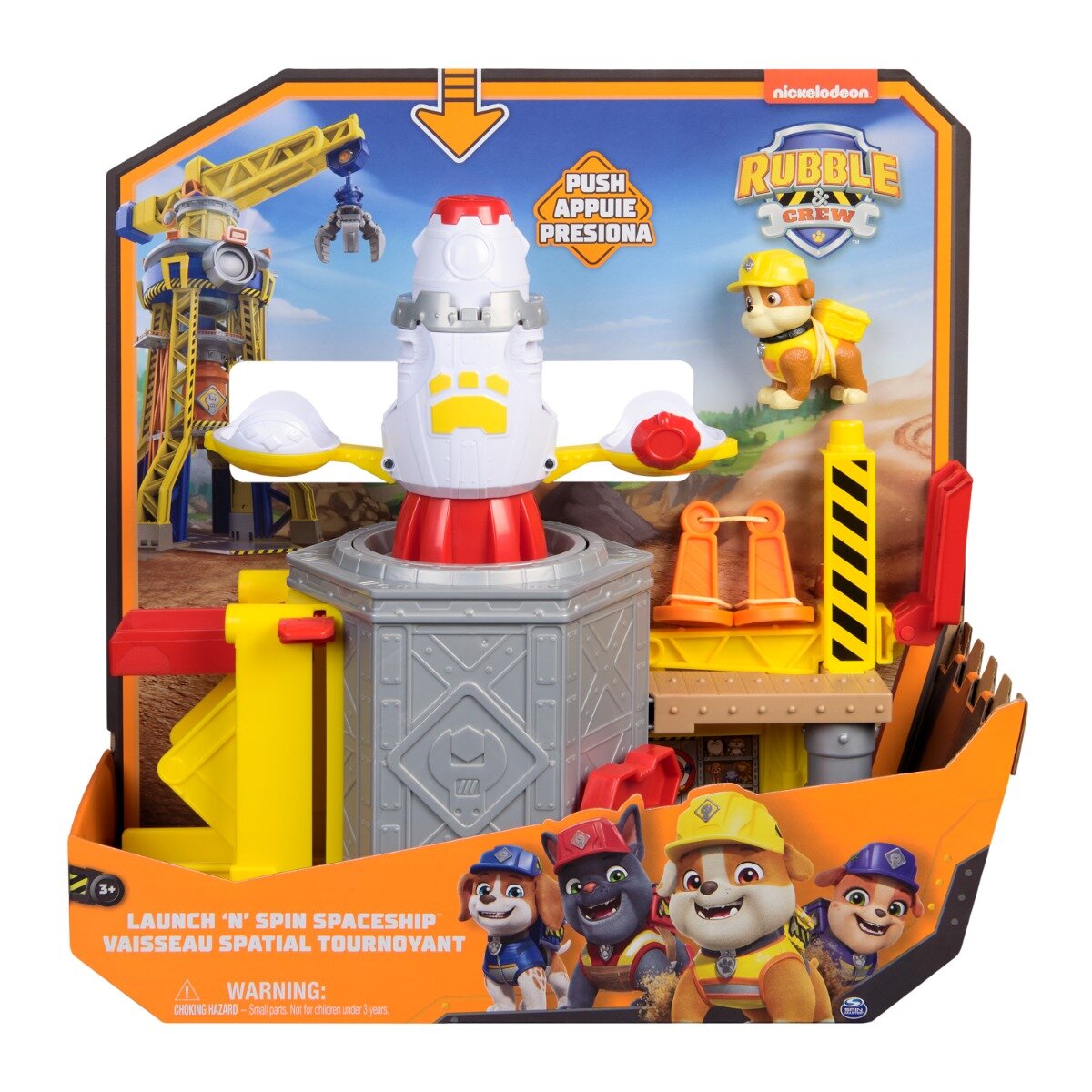 Paw Patrol Set de joaca cu figurina Launch And Spin Spaceship 6071624
