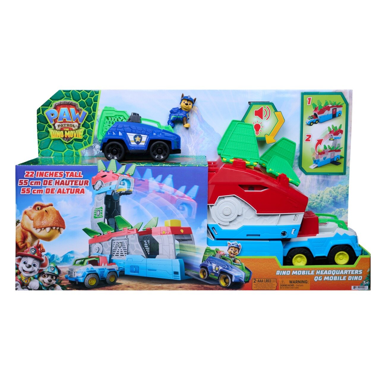 Paw Patrol Set de joaca Dino Mobile Headquarters 6076044