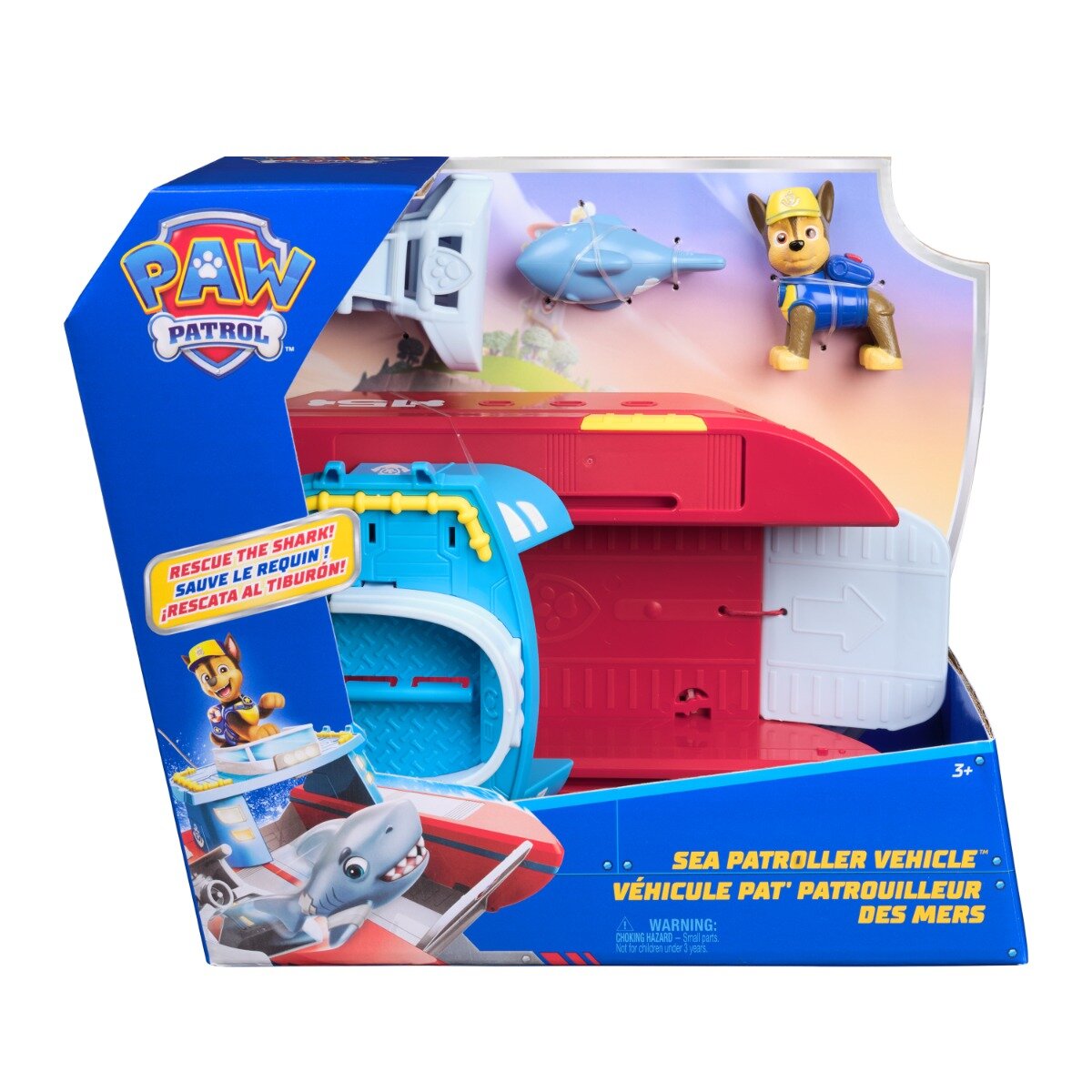 Paw Patrol Set de joaca vehicul si figurina Sea Patroller 6074778
