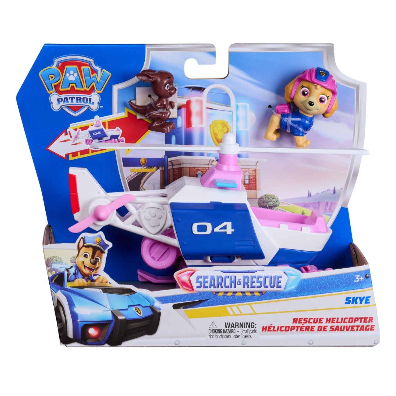 Paw Patrol Set de joaca vehicul si figurine Search and Rescue Helicopter Skye 20155160