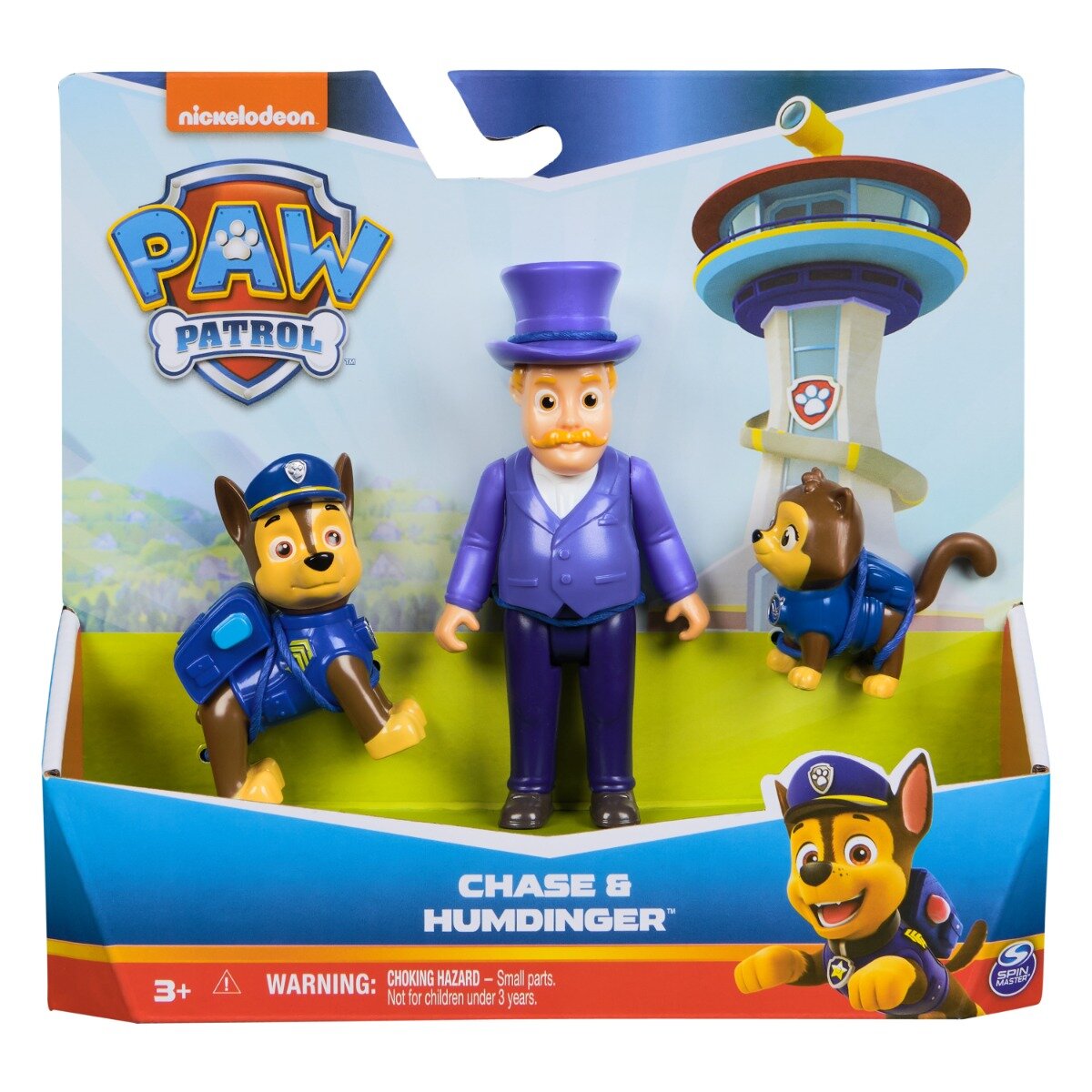 Paw Patrol Set figurina si 2 animalute Chase si Humdinger 20148170