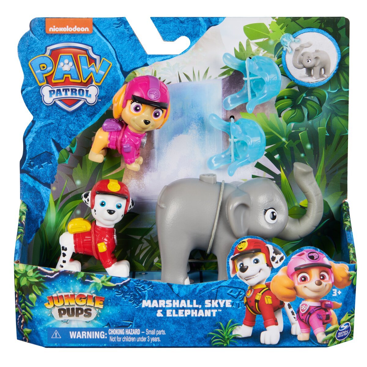 Paw Patrol Set figurine Jungle Pups Skye Marshall si Elefantul 20143983