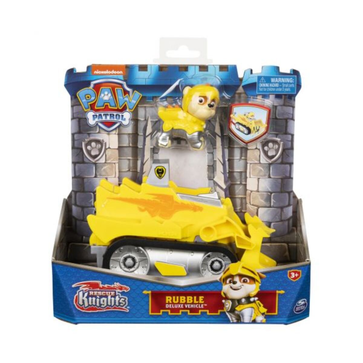 Paw Patrol Set masinuta cu figurina Rescue Knights Rubble 6062181