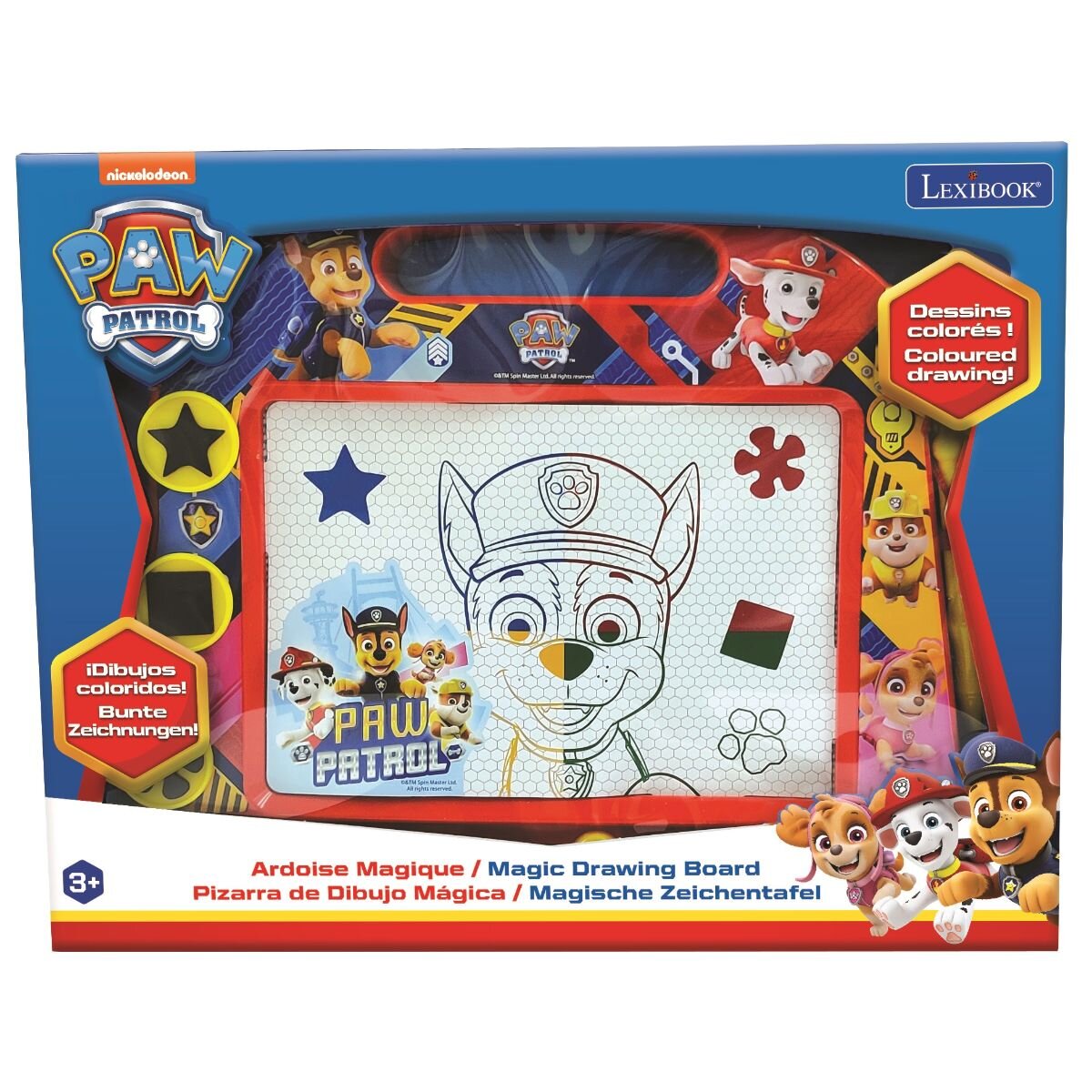 Paw Patrol Tabla magnetica Lexibook cu accesorii pentru desenat