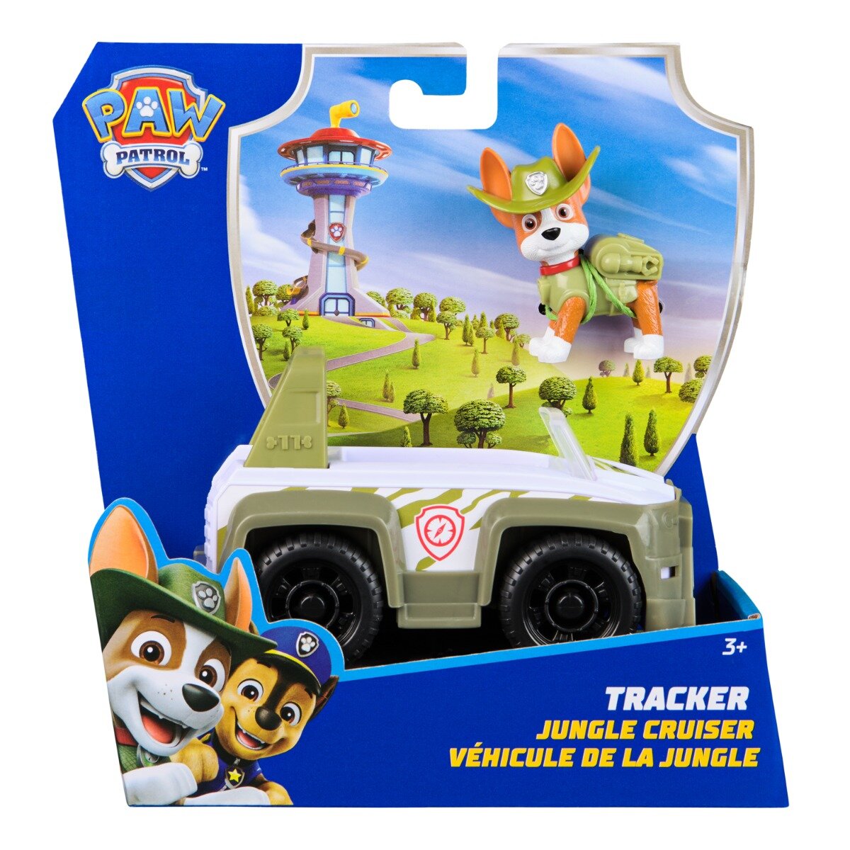 Paw Patrol Vehicul cu figurina Jungle Cruiser Tracker 6071224