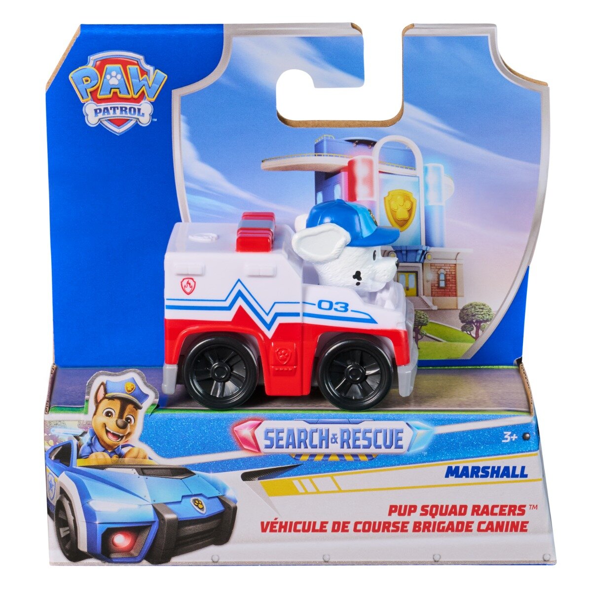 Paw Patrol Vehicul cu figurina Pup Squad Racers Marshall 20156335