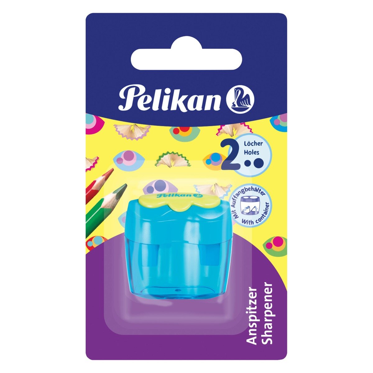 Pelikan Ascutitoare din plastic dubla cu container