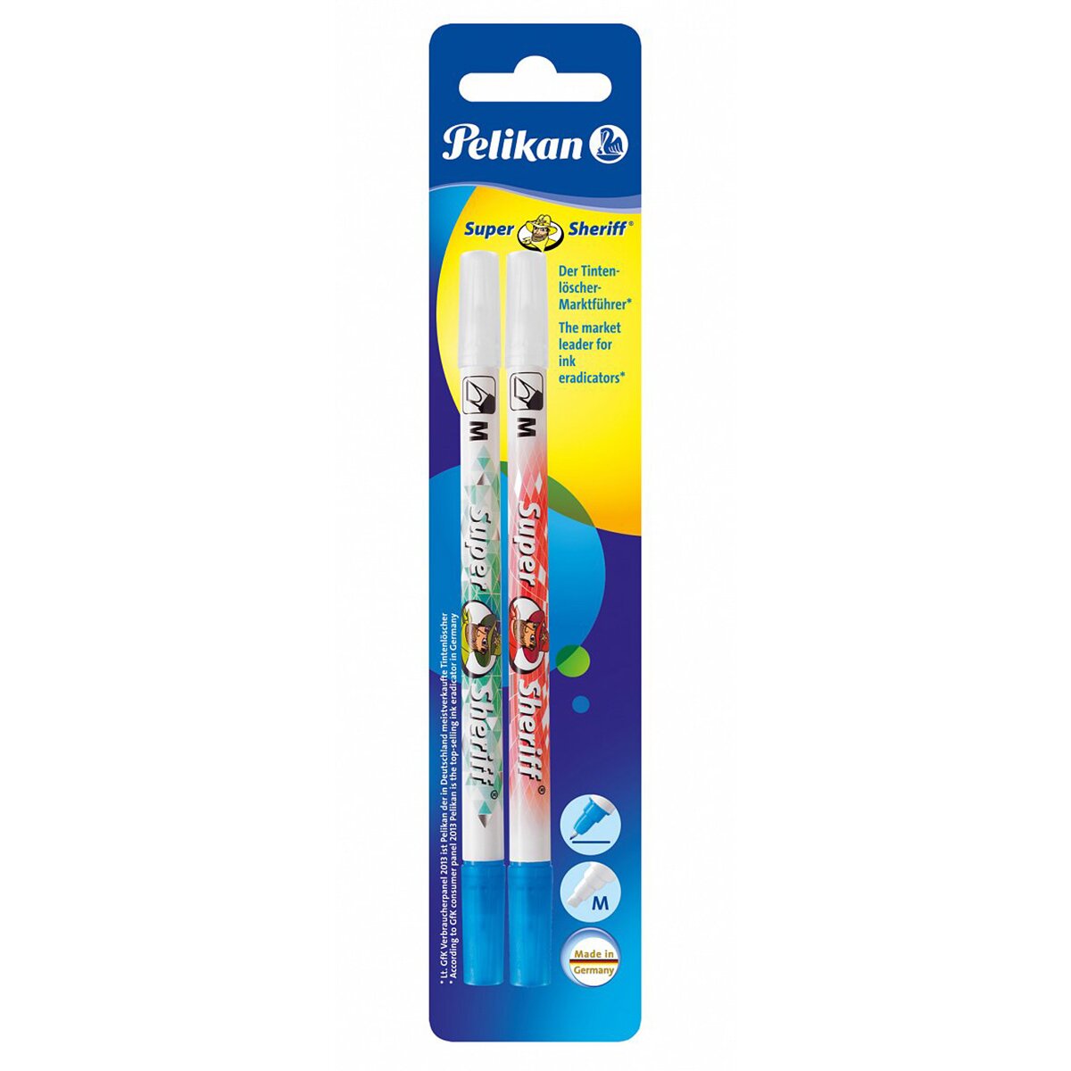 Pelikan Set carioci corectoare Super Pirat Varf M 2 buc