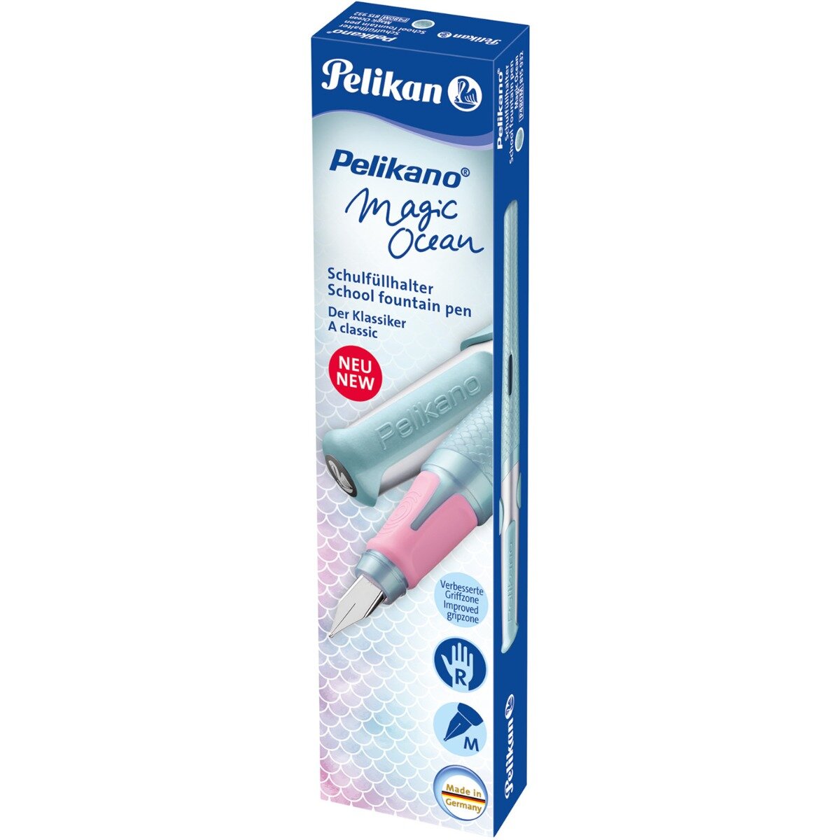 Pelikan Stilou o Penita M Grip Ergonomic Magic Ocean