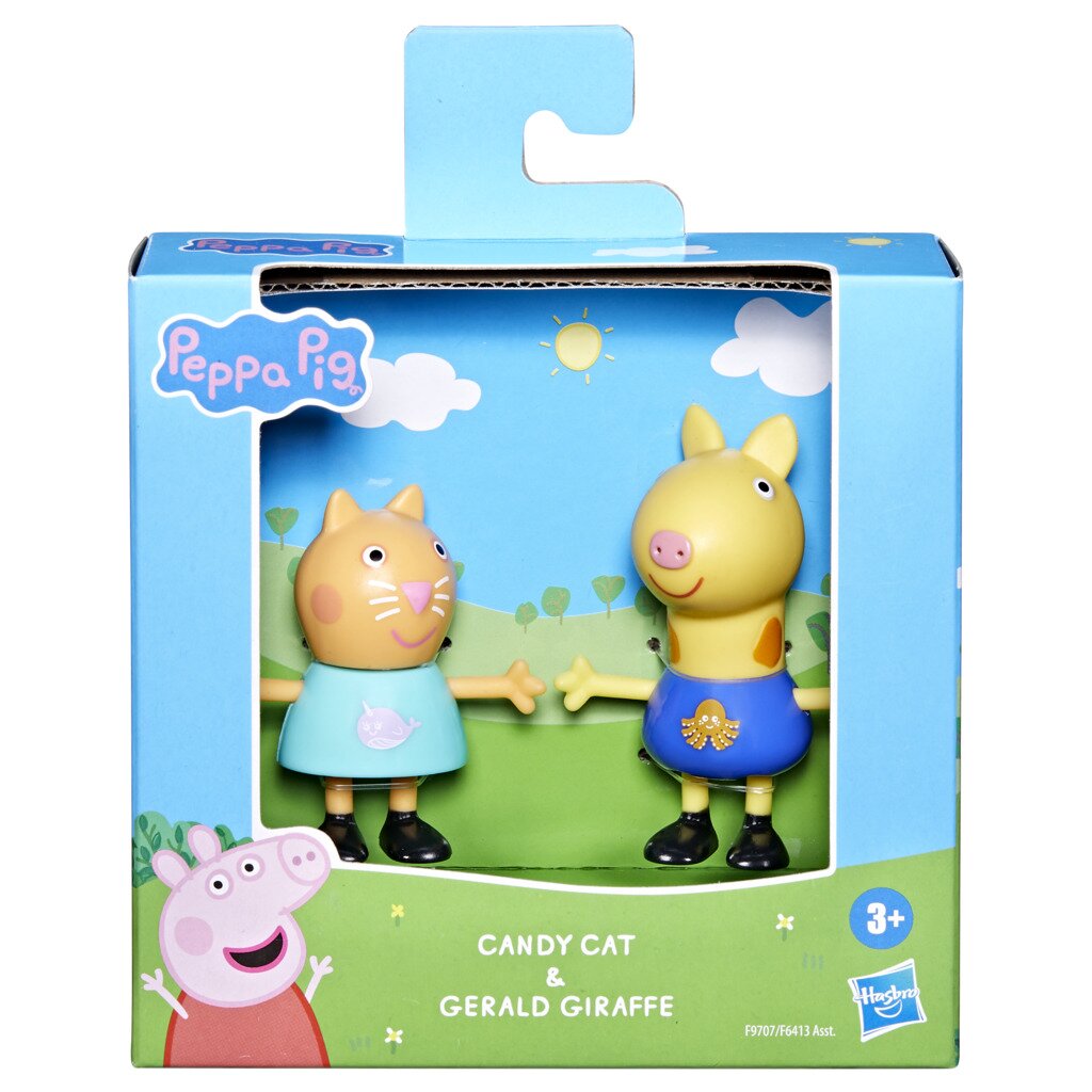 Peppa Pig Set 2 figurine Candy Cat si Gerald Giraffe F9707