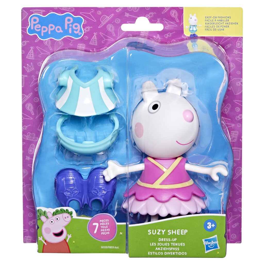 Peppa Pig Set figurina cu accesorii fashion Suzy Sheep G0330