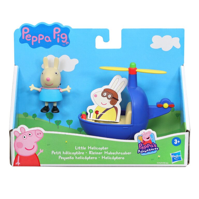 Peppa Pig Set figurina si elicopter Little Helicopter F2742