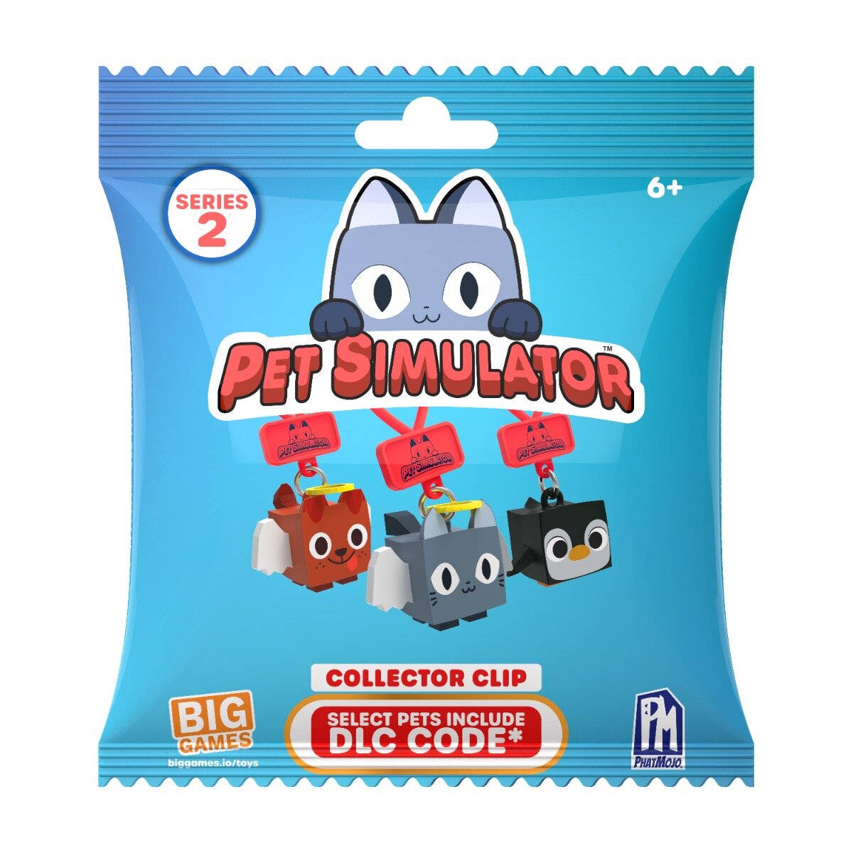 Phat Mojo Figurina surpriza cu agatatoare Pet Simulator S2