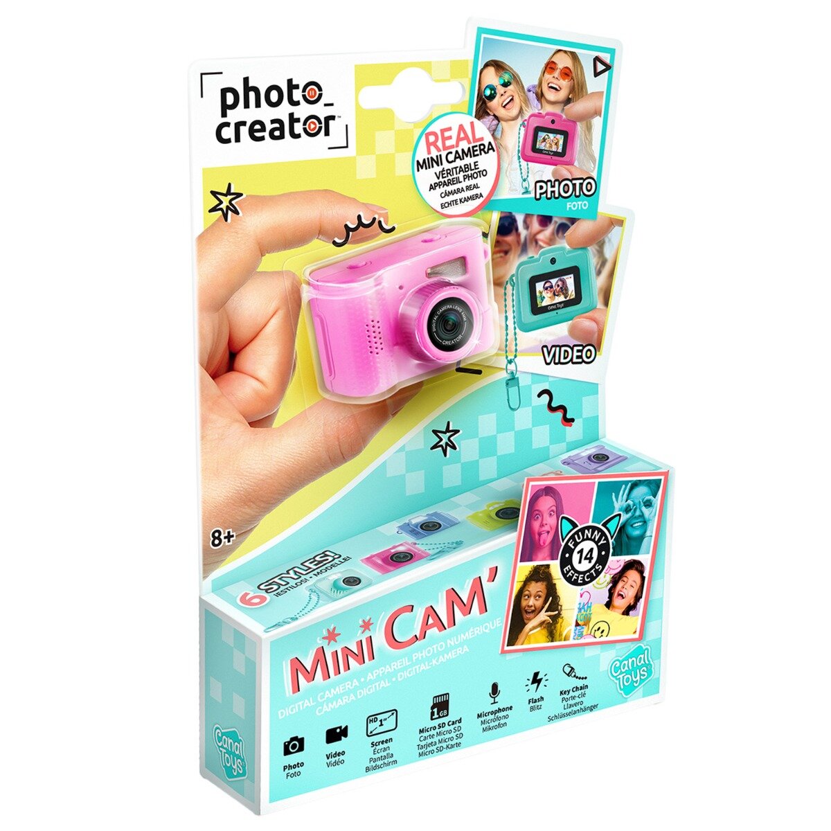 Photo Creator Mini camera digitala 14 Funny effects