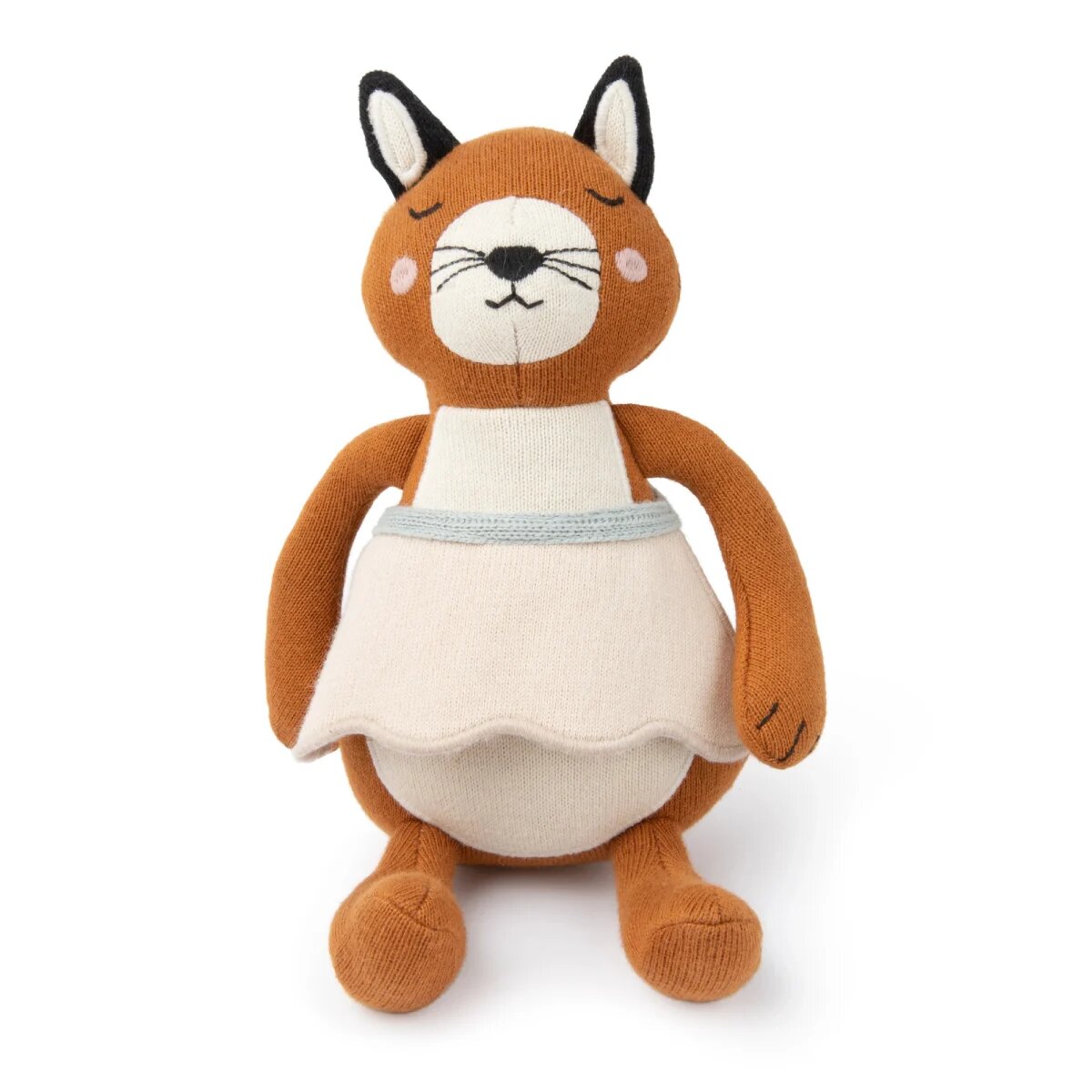 Picca Loulou Jucarie de plus din bumbac organic Veverita Susan cu sort 20 cm