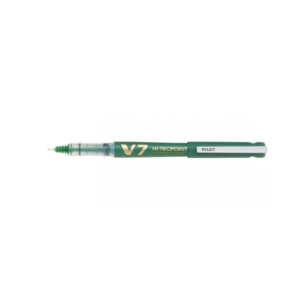 Pilot Pix cu varf Roller V7 Hi-Tecpoint reincarcabil Verde 0.7 mm