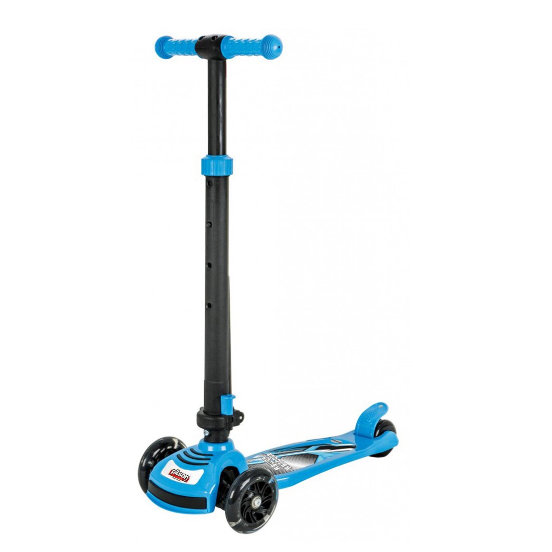 PILSAN Trotineta pliabila cu 3 roti si lumini Power Scooter Albastru