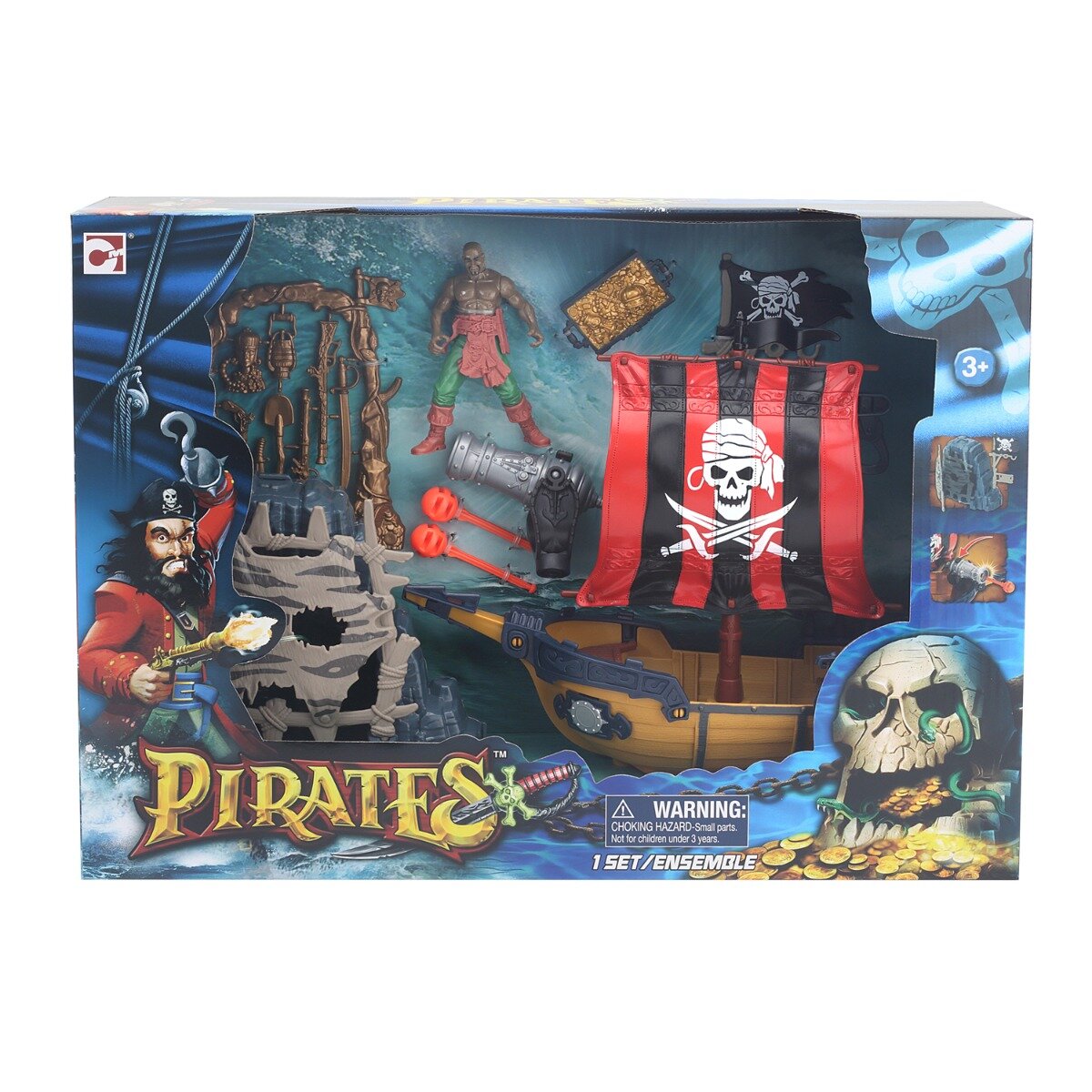 Pirates Set de joaca corabia piratilor cu accesorii