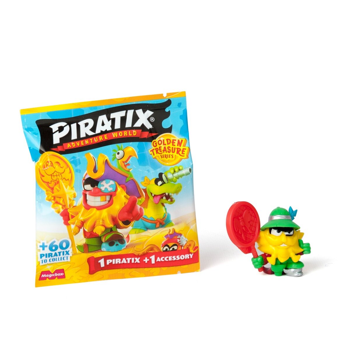 Piratix Figurina surpriza cu accesoriu Golden Treasure